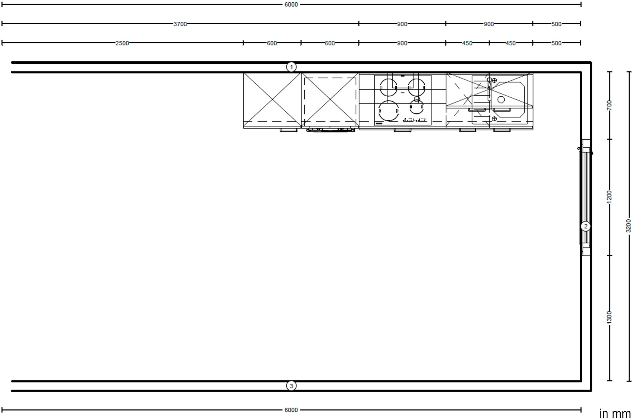 nobilia® Küchenzeile »"Touch II"«, vormontiert, Ausrichtung wählbar, Breite 300 cm, wahlw. mit E-Geräten