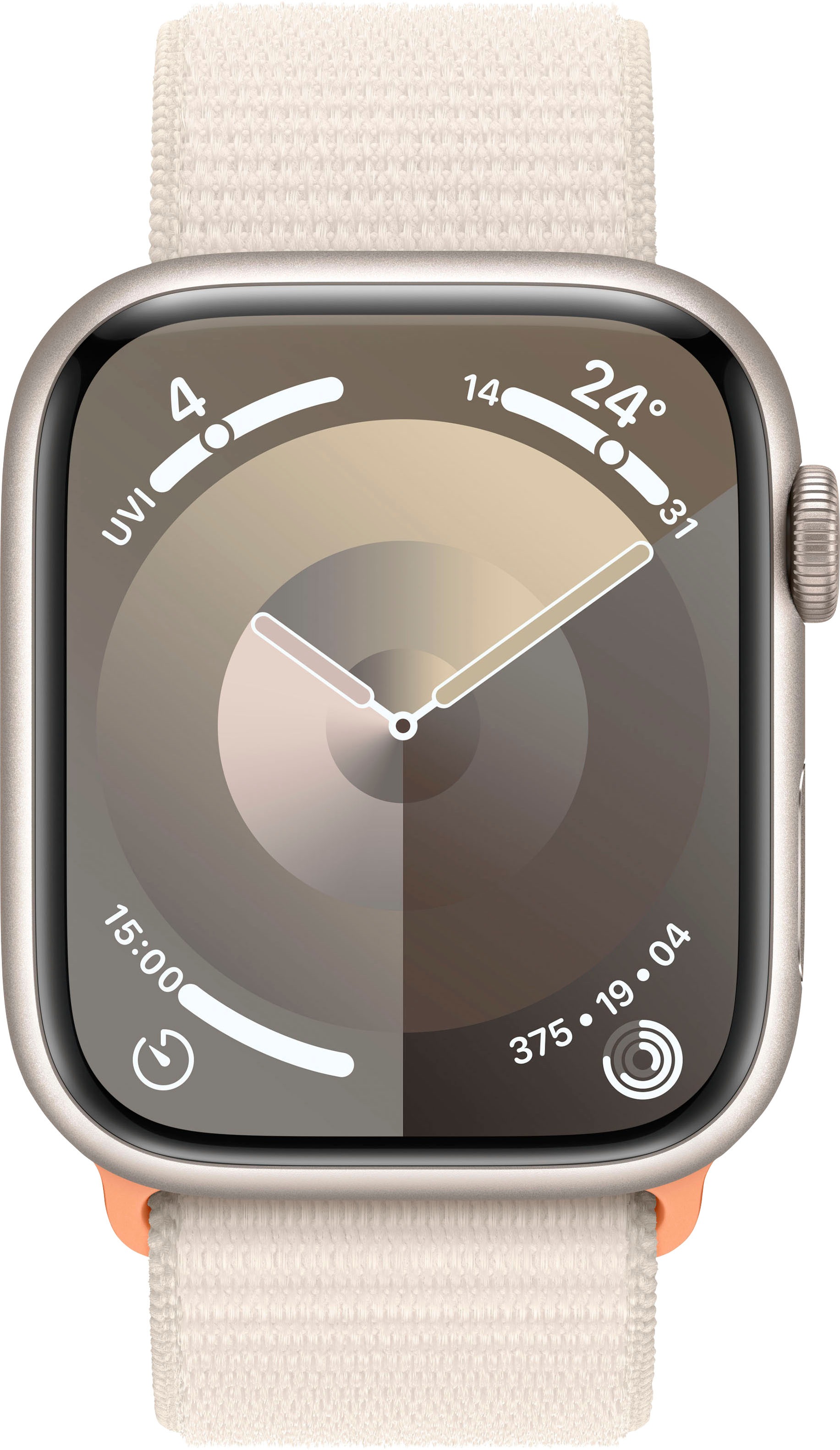 2. Bild von Apple Smartwatch »Watch Series 9 GPS Aluminium 45mm One-Size«, (Watch OS 10 Sport Loop)