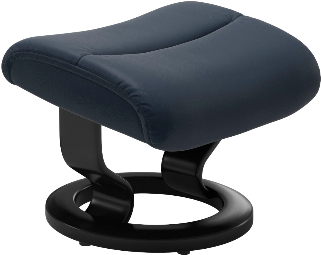 Stressless® Relaxsessel »View«, (Set, Relaxsessel mit Hocker), mit Classic Base, Größe S,Gestell Schwarz