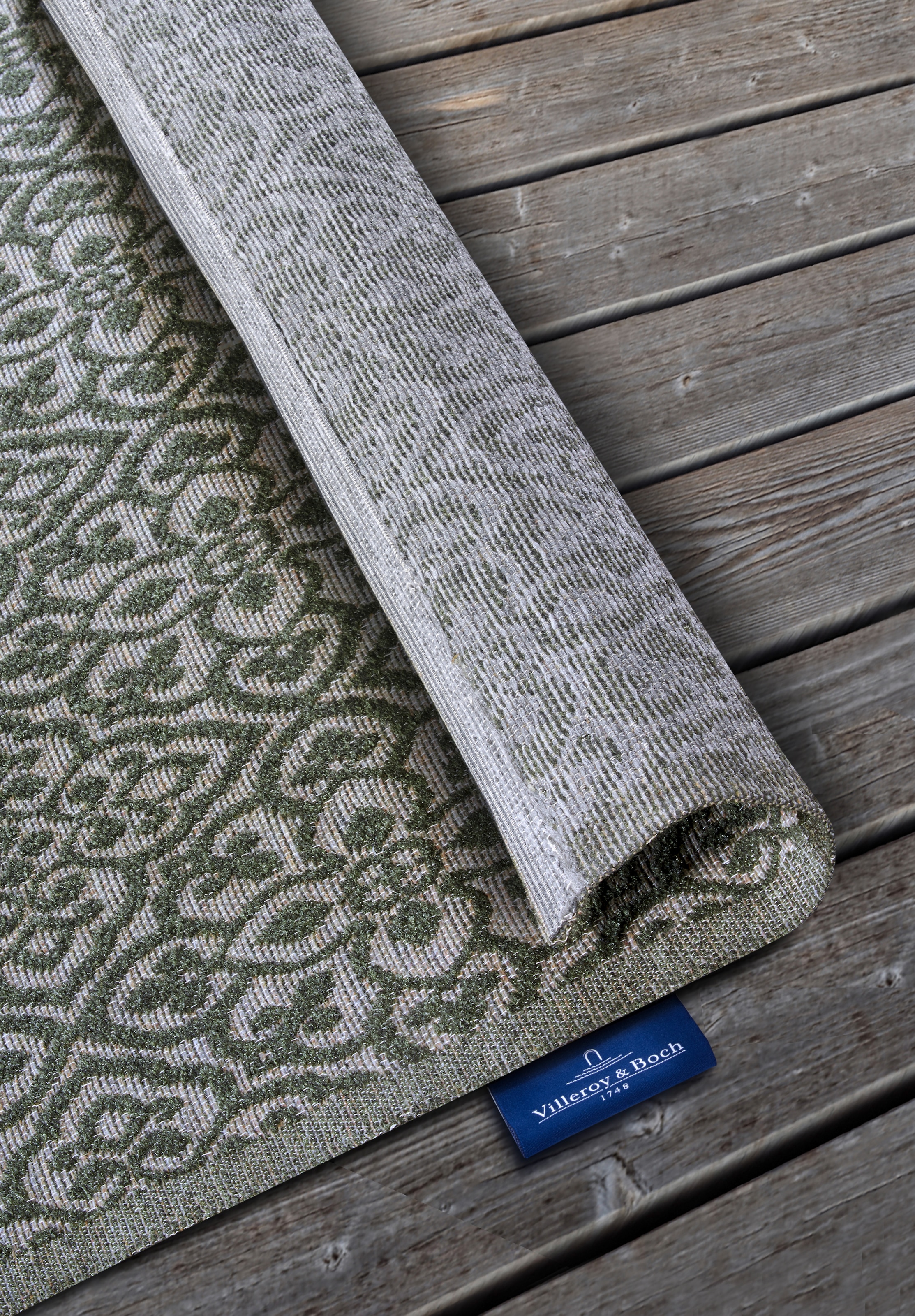 Villeroy & Boch Outdoorteppich »Julie«, rechteckig, 4 mm Höhe, In-& Outdoor, Flachgewebe, wetterfest, Terrasse, Balkon, modern, Trend