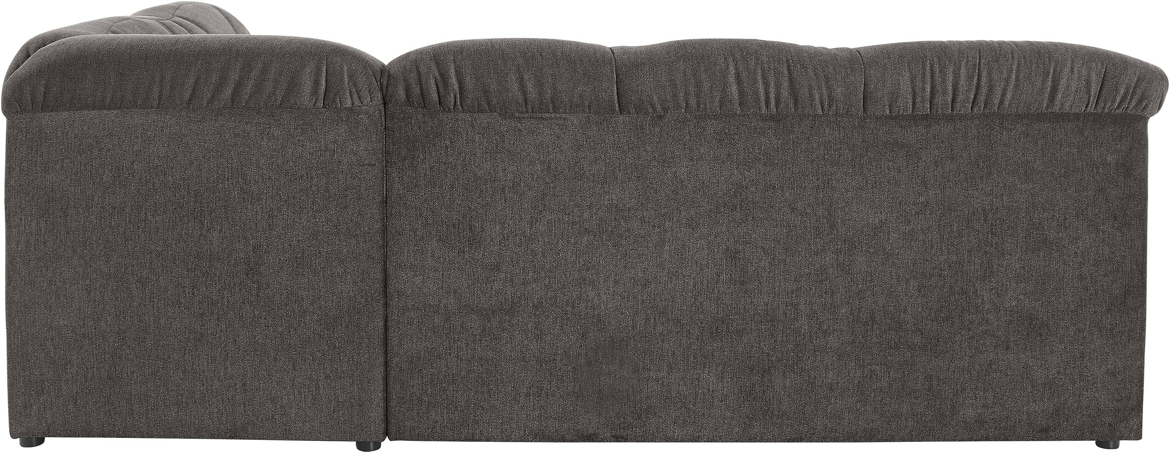DOMO collection Ecksofa »Pegnitz, elegante Rückensteppung, zeitlose Formensprache, L-Form«, wahlweise mit Bettfunktion