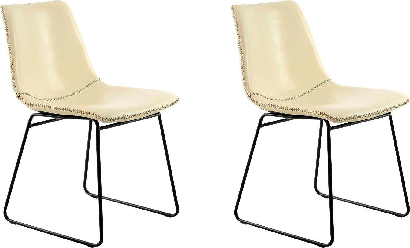Kayoom Stuhl »Caila 110 2er-Set, Esszimmerstuhl in robuster Aufmachung« (Se günstig online kaufen