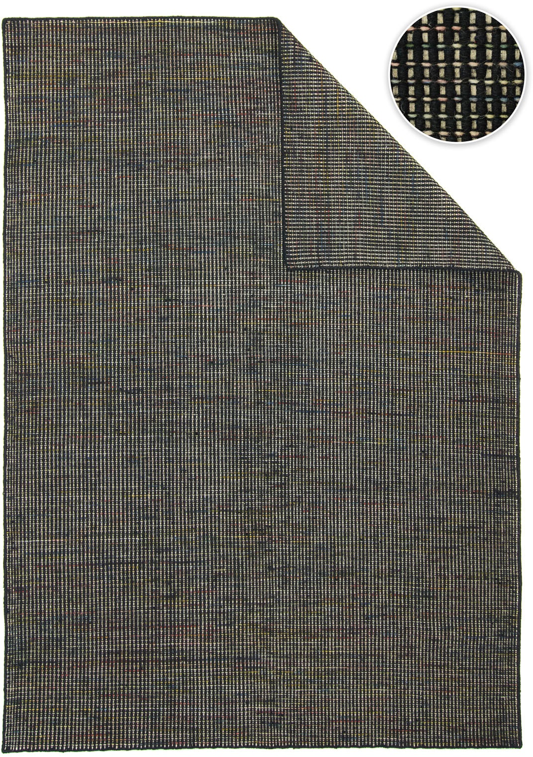 morgenland Wollteppich »Arvin - Kelim Teppich - Trendy«, rechteckig, 1 mm Höhe, Flachgewebe