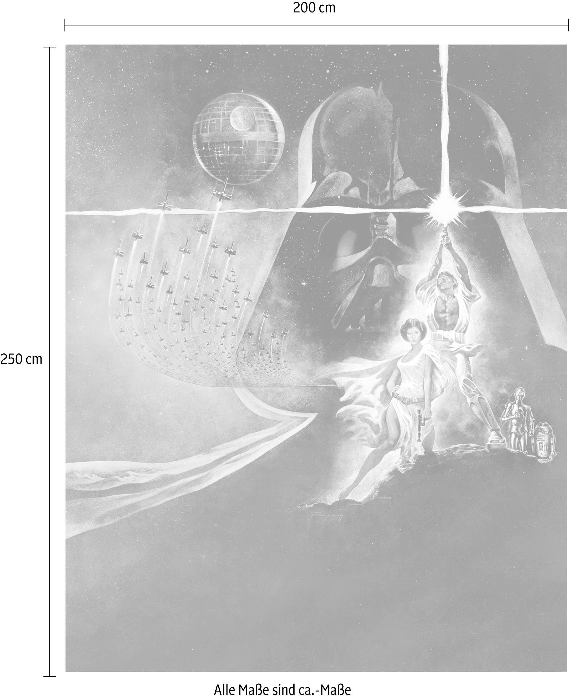 Komar Vliestapete »Digitaldruck Vlies - Star Wars Poster Classic2 - Größe 200 x 250 cm«, bedruckt, Kinderzimmer
