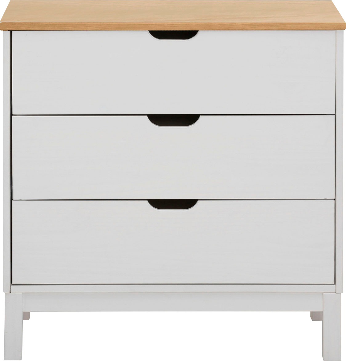 Home affaire Kommode »Post«, aus massivem Kiefernholz, mit Stauraummöglichkeiten, Breite 76 cm