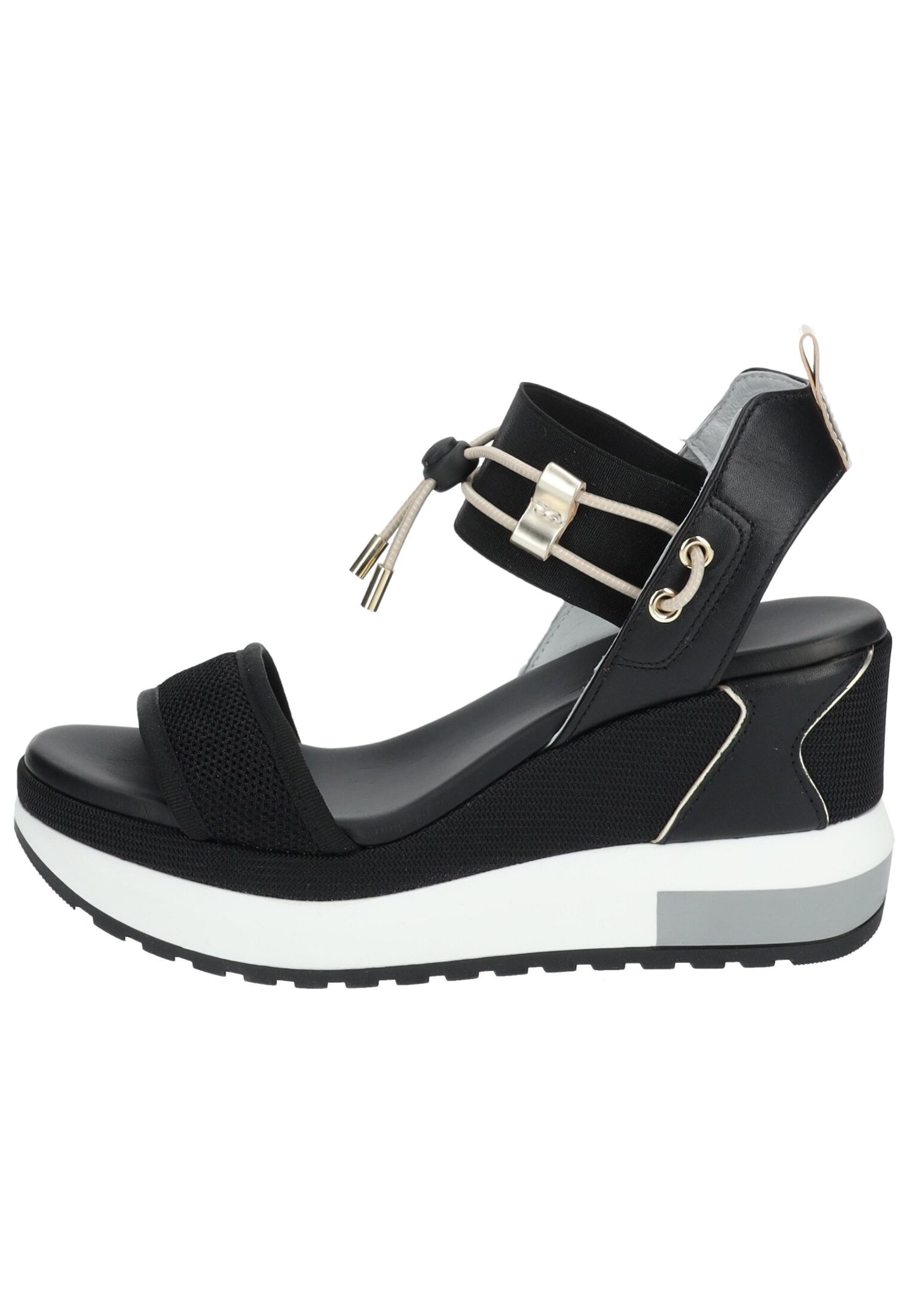 Nero Giardini Keilsandalette »Nero Giardini Sandalen Leder/Textil«