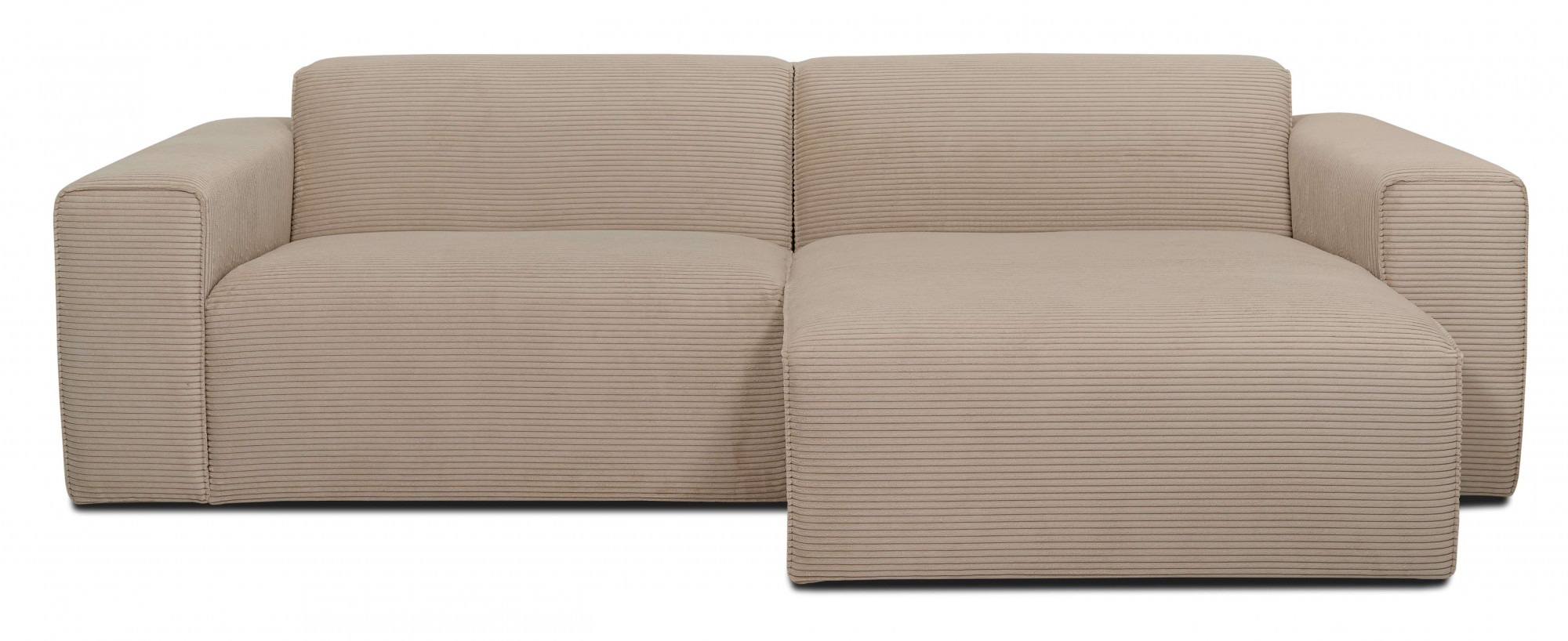 INOSIGN Ecksofa »Clayton«, in einem trendigen Cord-Bezug, verschiedene Komb günstig online kaufen
