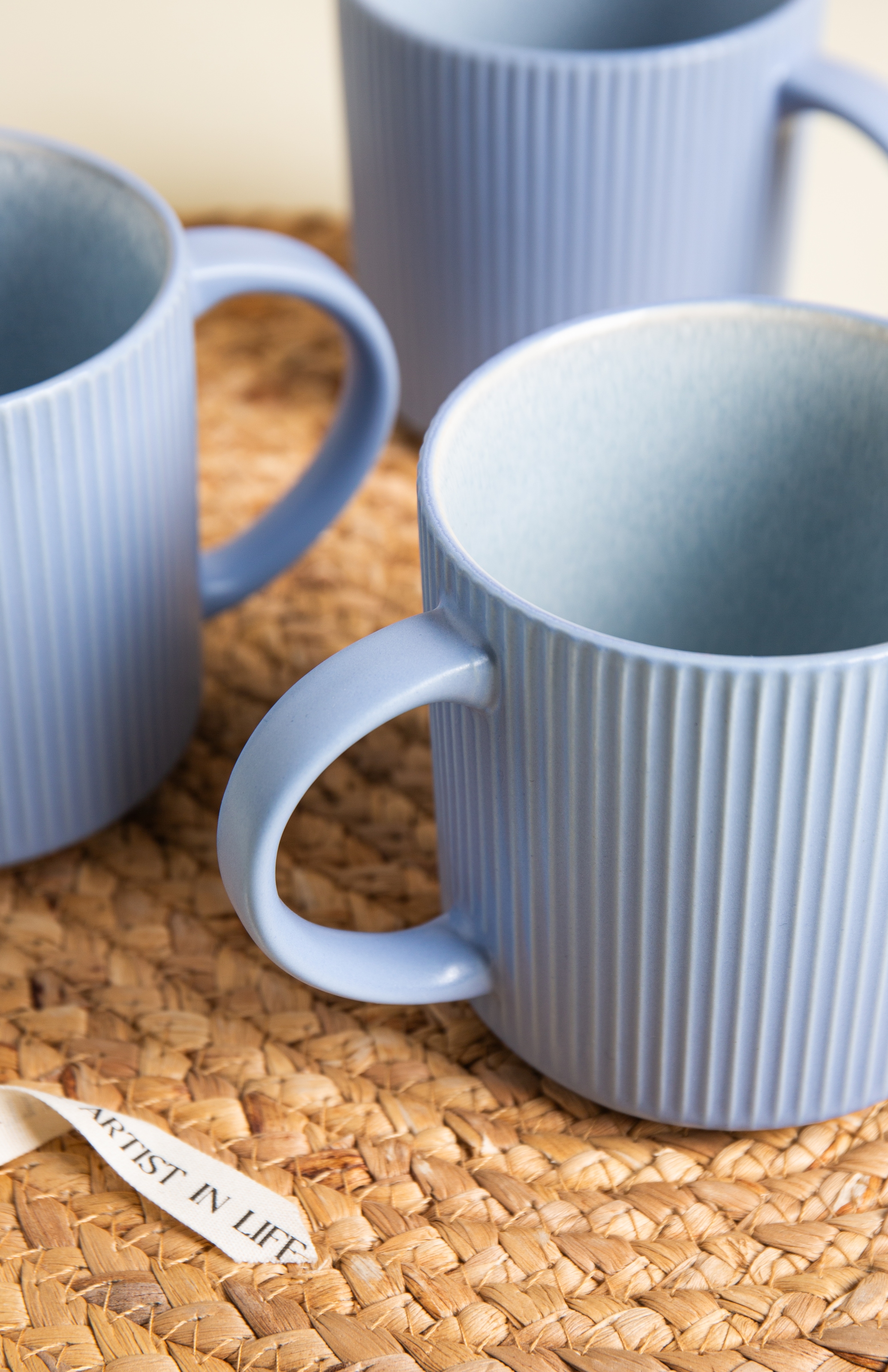 OTTO home Becher »Kaffeebecher Ylvii, 6er Set« spülmaschinenfest und mikrowellengeeignet, 460 ml