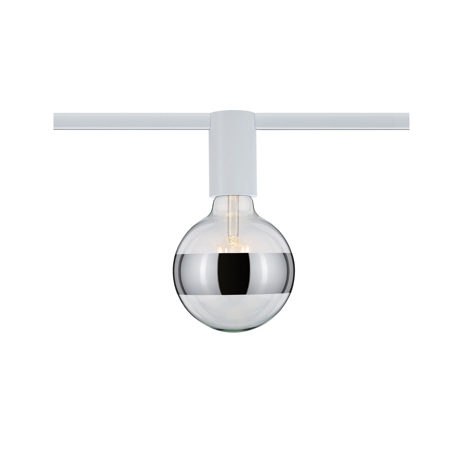 Paulmann Schienensystem-Leuchten »URail Schienenspot Socket Einzelspot E27 max. 20W 230V«, dimmbar
