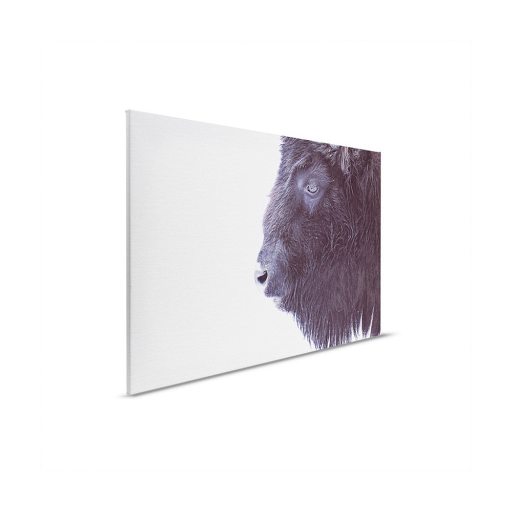 A.S. Création Leinwandbild »Black Buffalo - Wandbild Schwarz Weiß Keilrahme günstig online kaufen