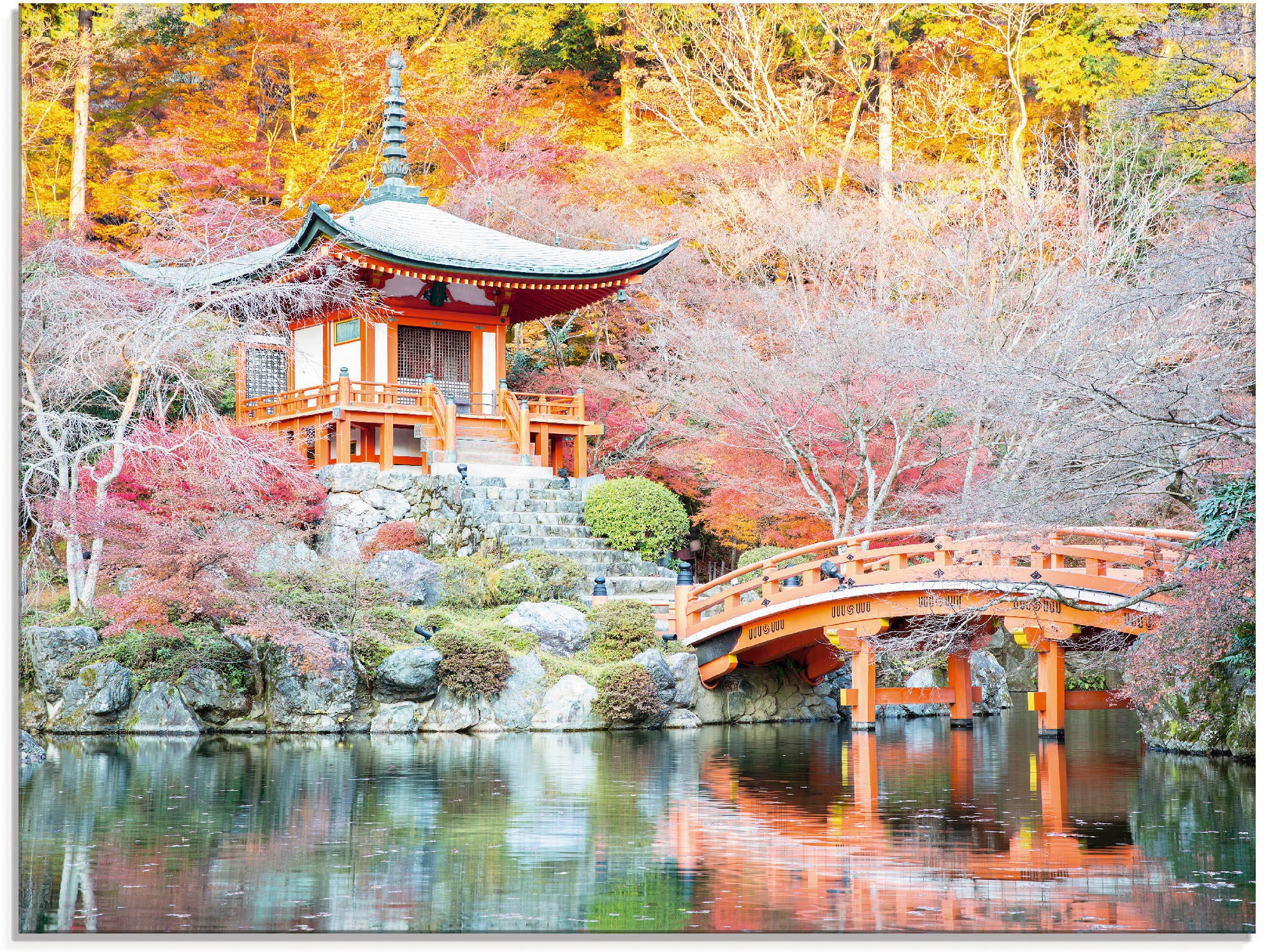 Artland Glasbild »Shingo Buddhistischer Tempel«, Gebäude, (1 St.), in versc günstig online kaufen