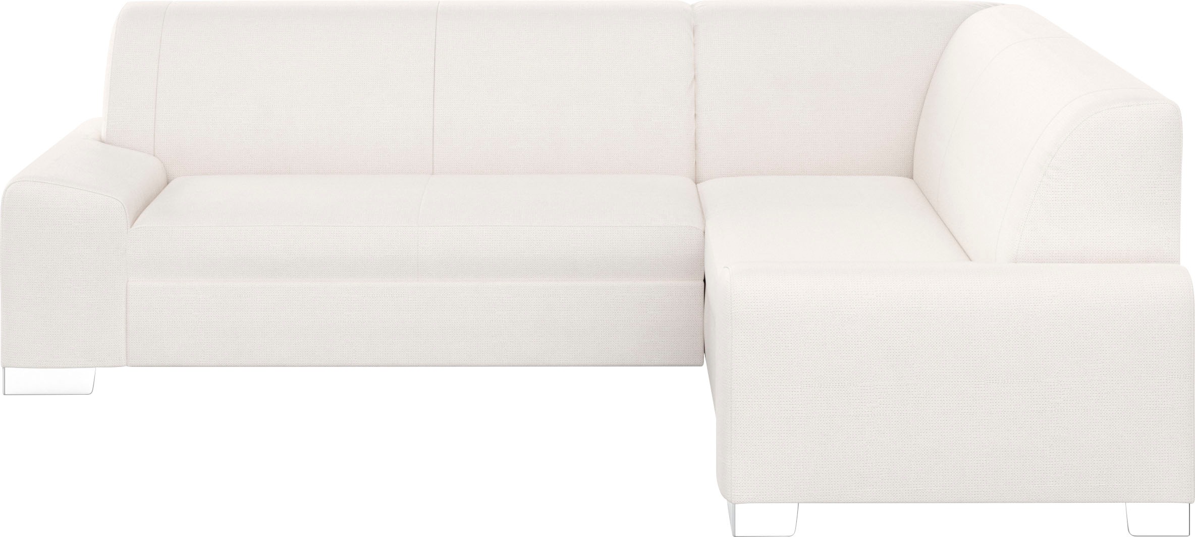 DOMO collection Ecksofa »Anzio in kubischer Formensprache, flache Armlehnen günstig online kaufen