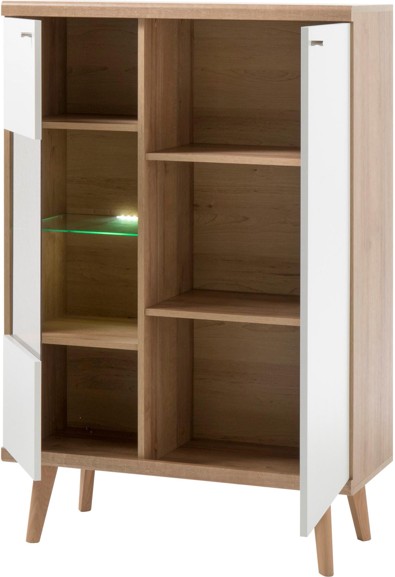 andas Vitrine »Merle«, Scandi Design, Höhe 134 cm