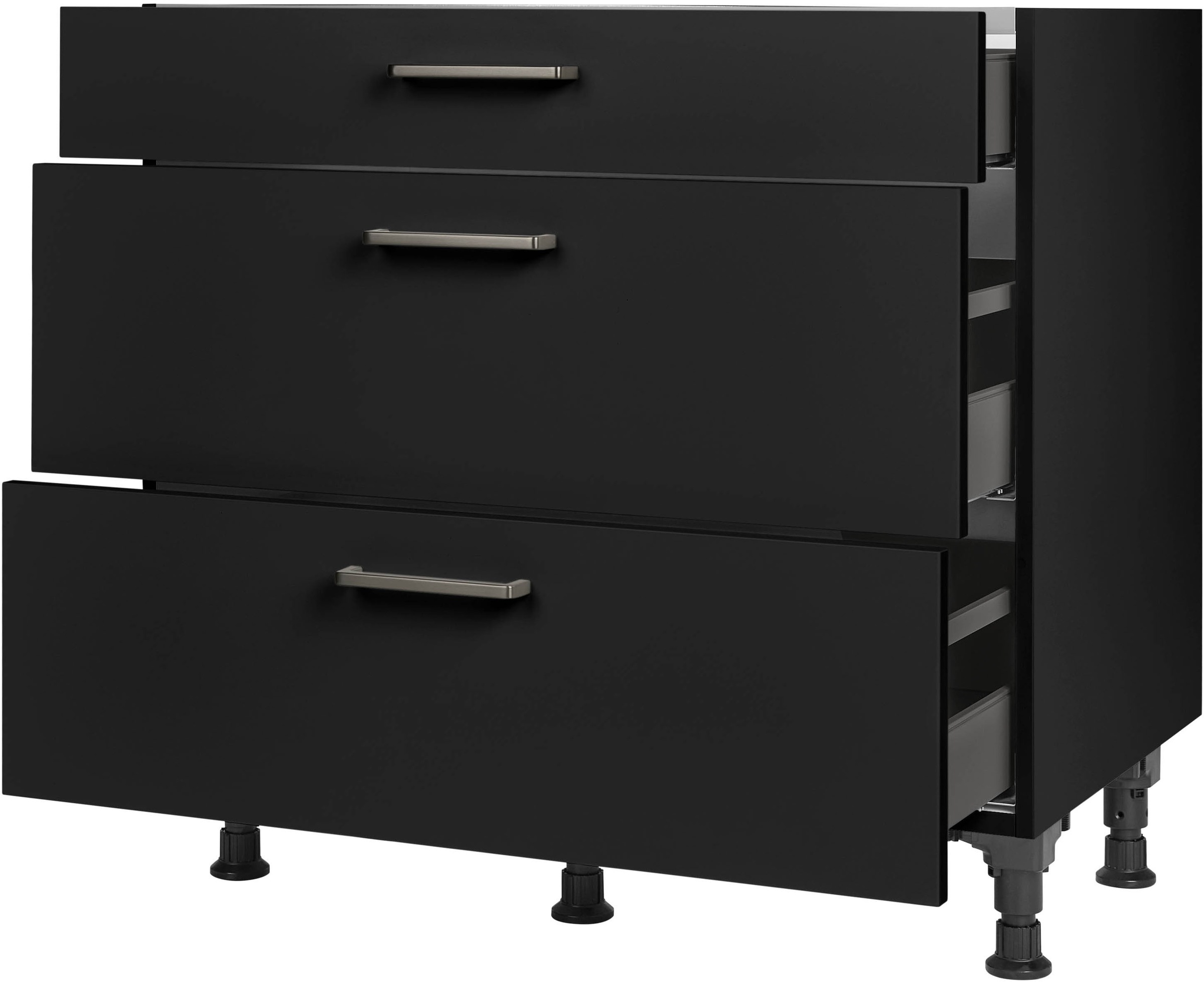 nobilia Kochfeldumbauschrank ""Touch", vormontiert, mit Schubkasten und Aus günstig online kaufen