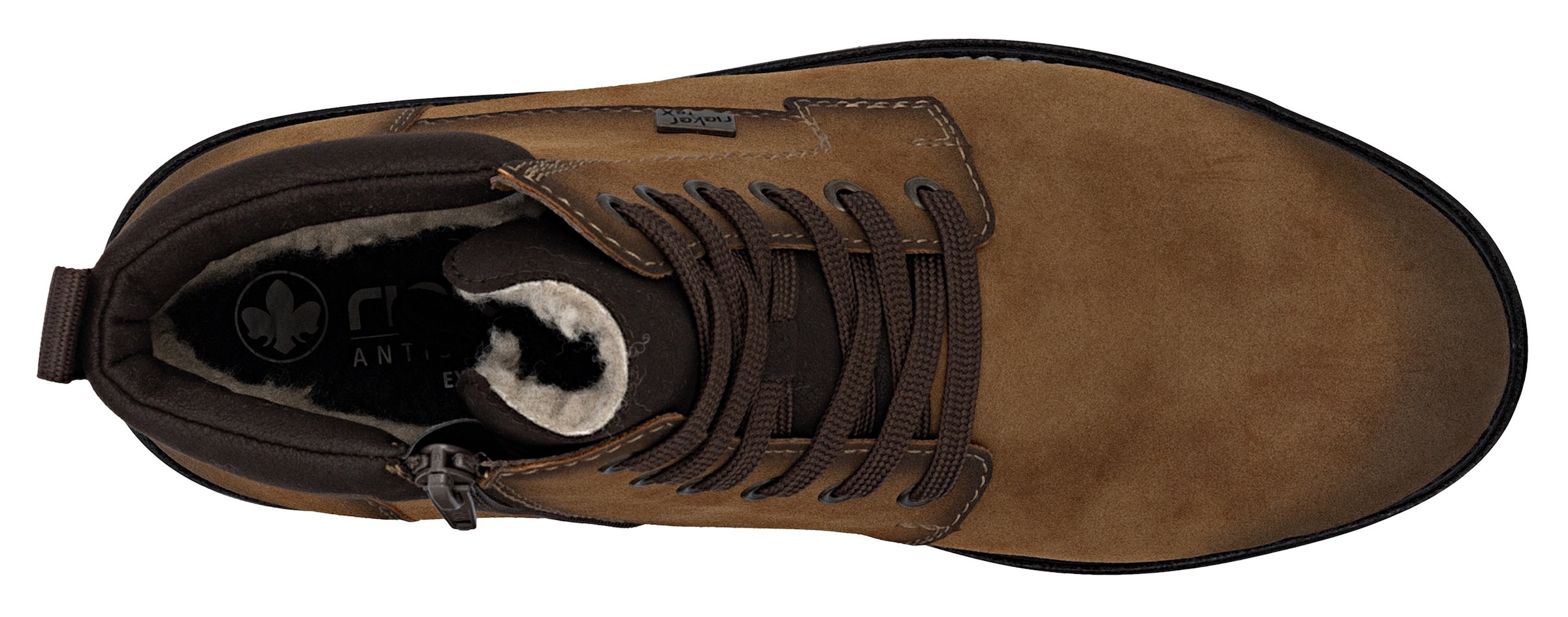 Rieker Winterstiefelette, Winterboots, Outdoorstiefelette mit TEX und Innenreißverschluss
