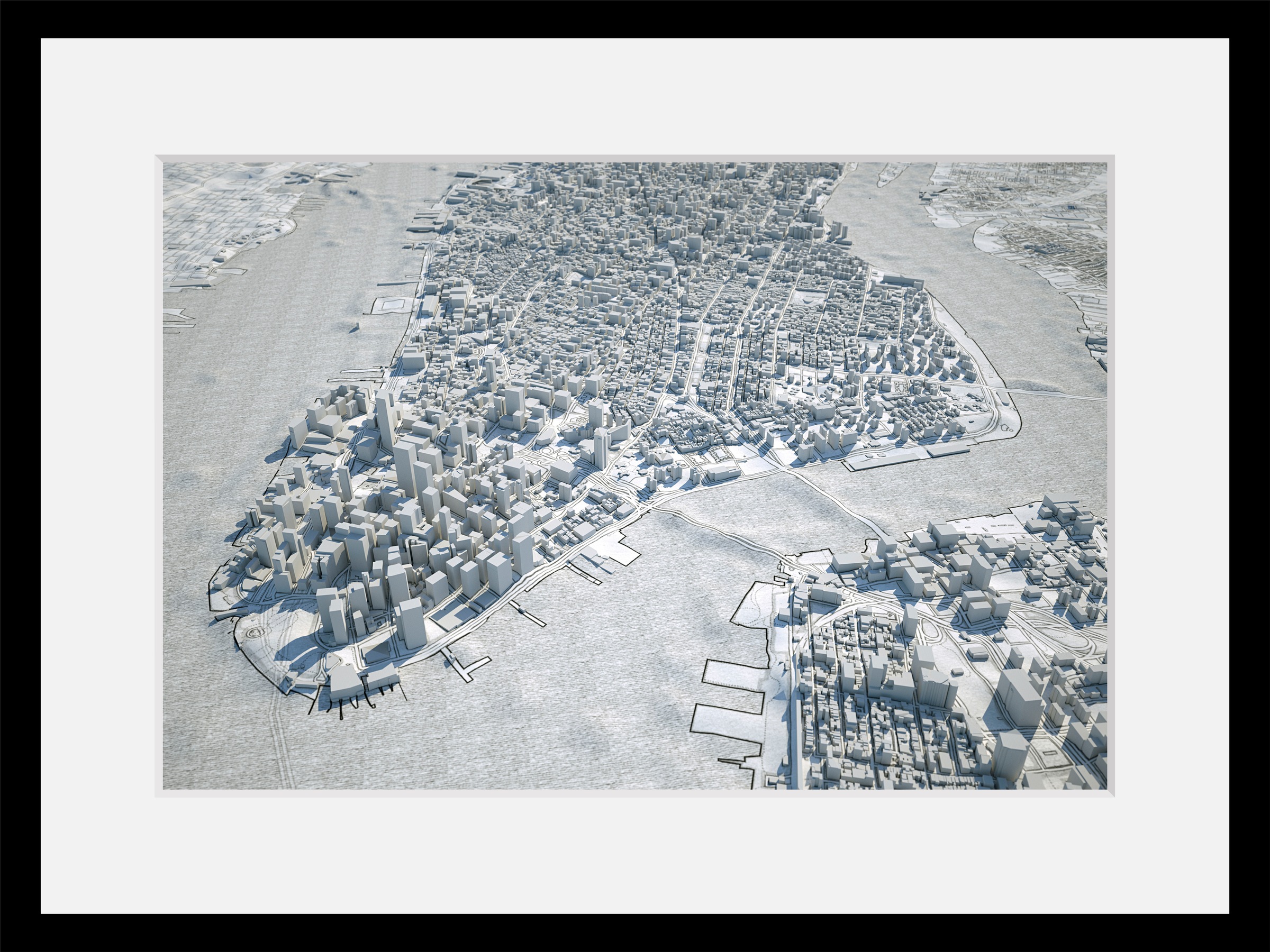 queence Bild »Miniatur«, Städte-Stadt-Foto-Gebäude, (1 St.), HD Premium Pos günstig online kaufen