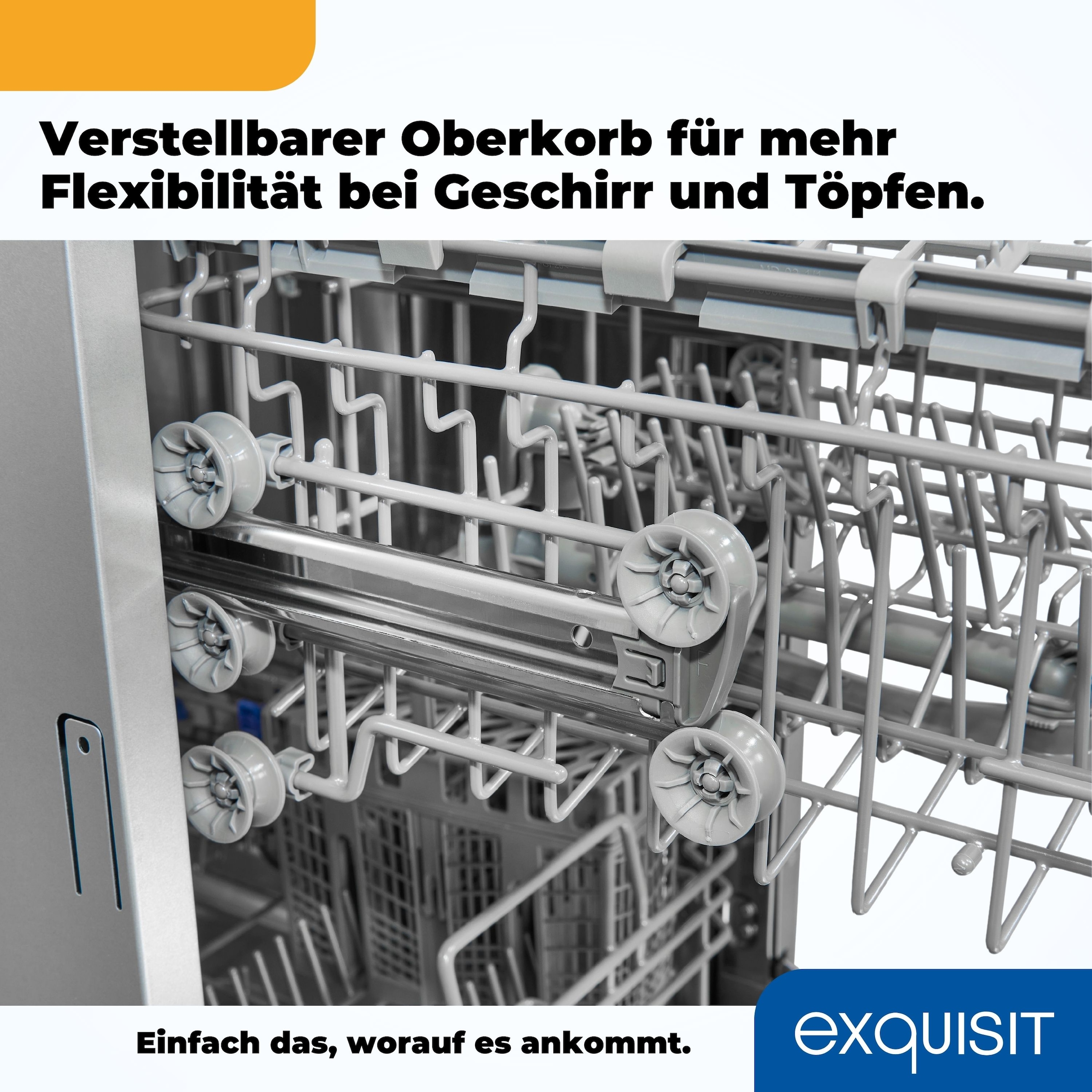 exquisit Standgeschirrspüler »GSP9109-030E«, 9 Maßgedecke