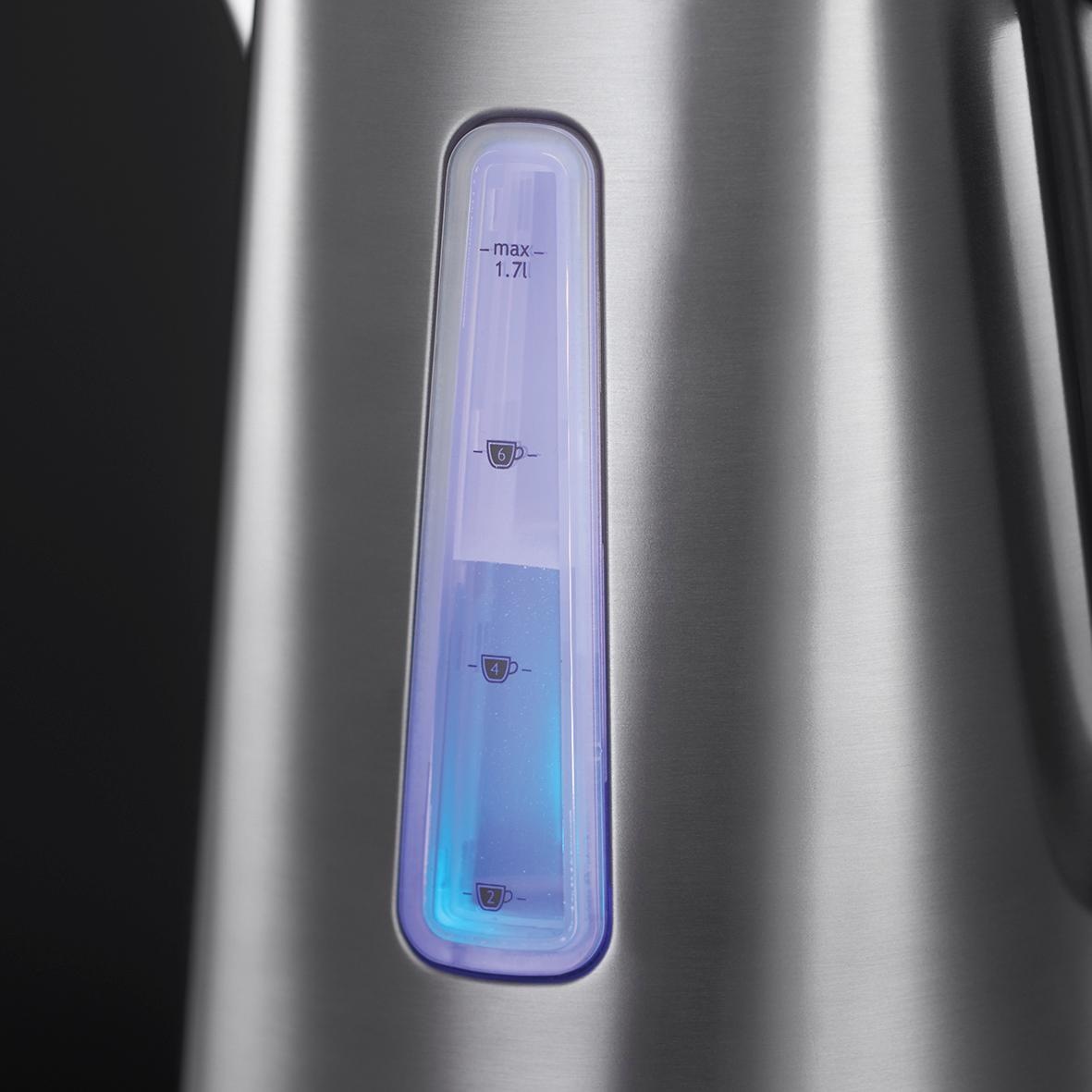 RUSSELL HOBBS Wasserkocher »23211-70 WK Luna Moonlight Grey«, 1,7 l, 2400 W