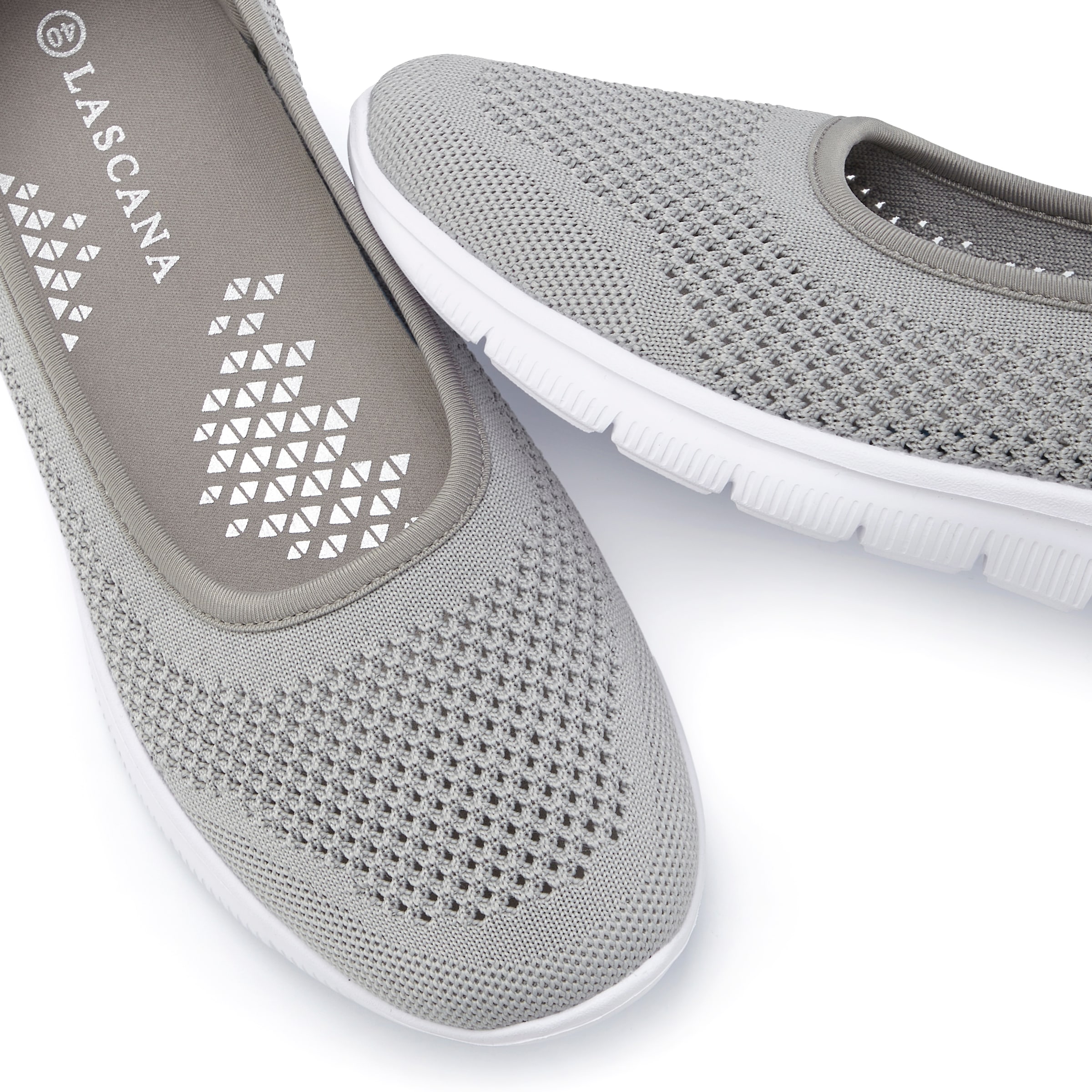 LASCANA Sneaker Ballerinas, ultraleichter Slipper, Freizeitschuh zum Reinschlüpfen VEGAN