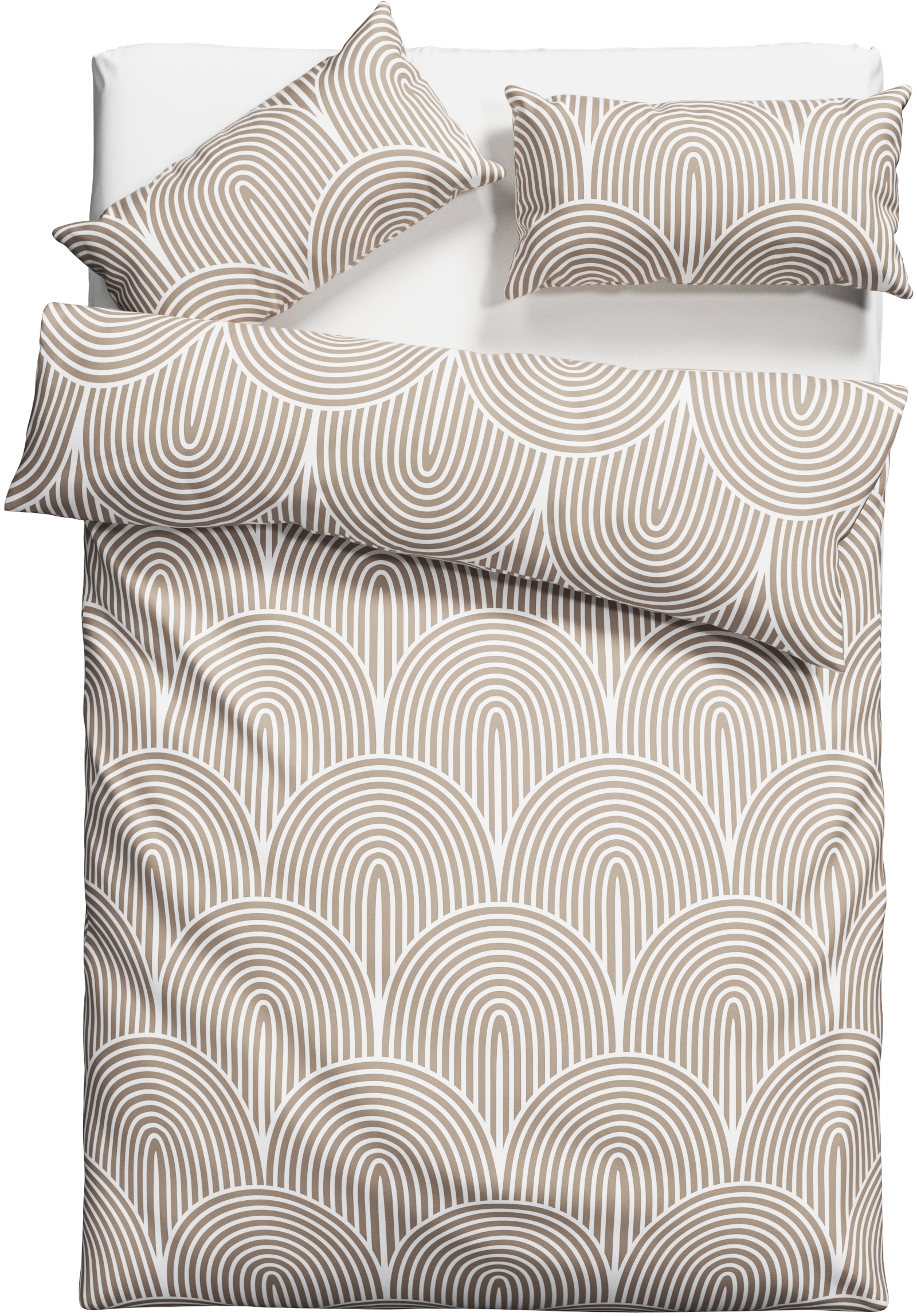 Leonique Bettwäsche »Matilda in Gr. 135x200 oder 155x220 cm« 2 Stk. tlg. Bettwäsche aus Baumwolle, Bettwäsche mit skandinavischem Design