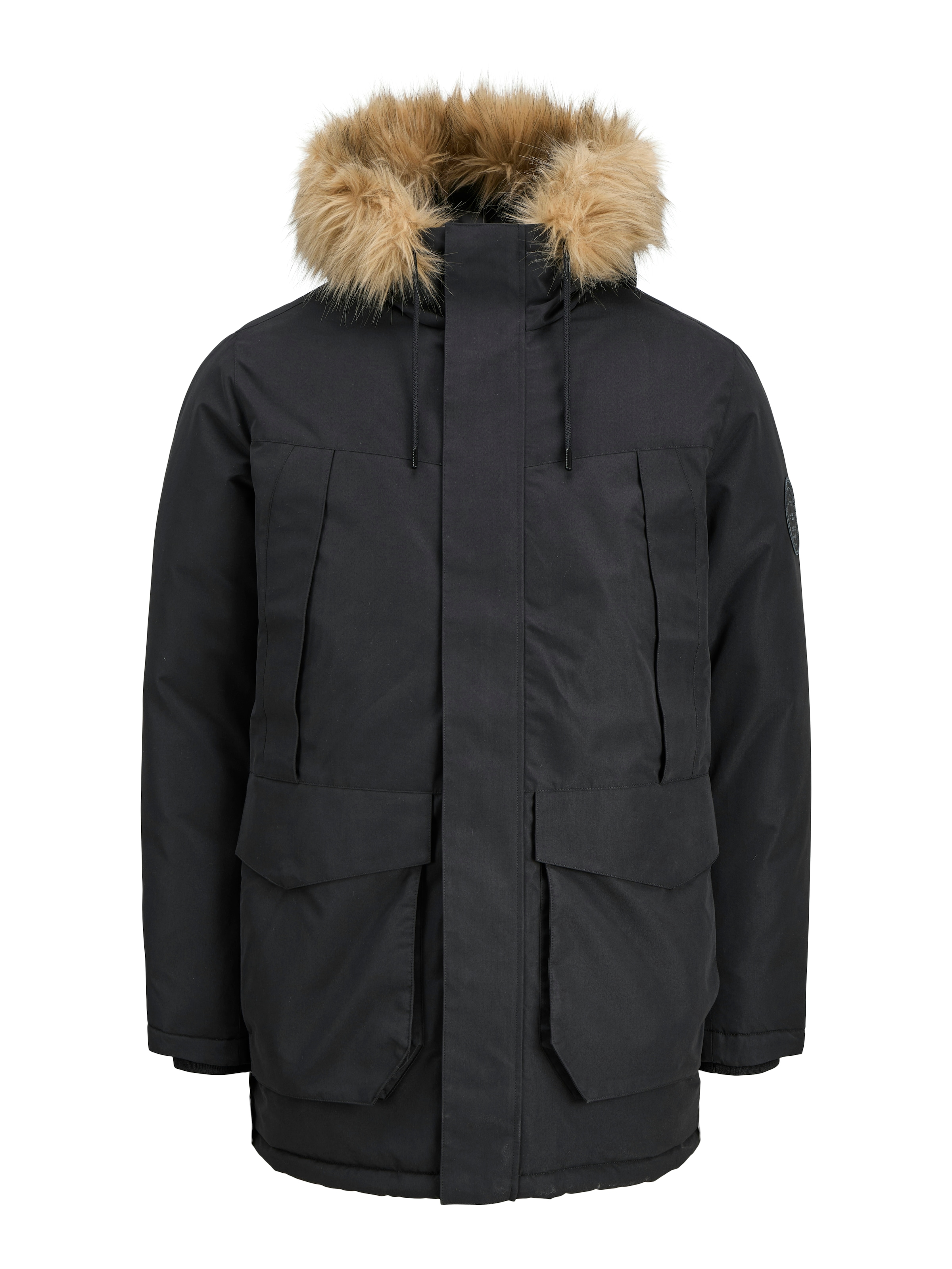 Jack & Jones Parka »JJCAMP FAUX FUR PARKA BF« mit Kapuze