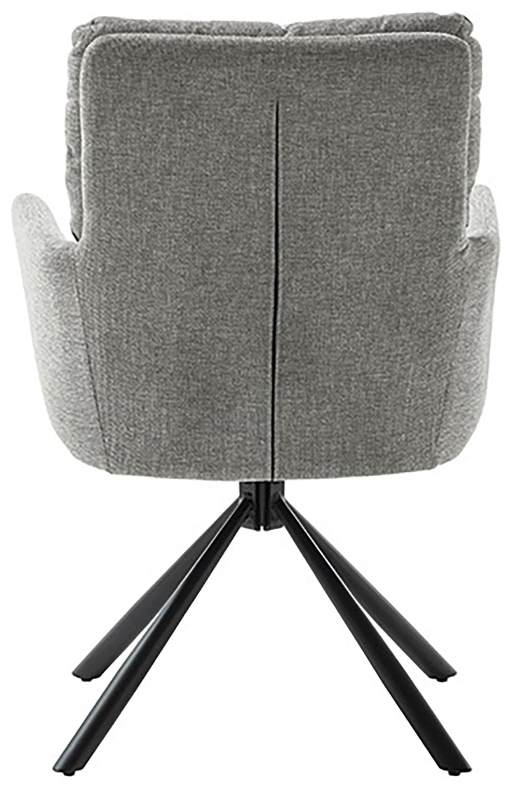MCA furniture Esszimmerstuhl, Chenilleoptik, (2er-Set), drehbar 180°, Taschenfederkern, Sitzhöhe ca. 50 cm