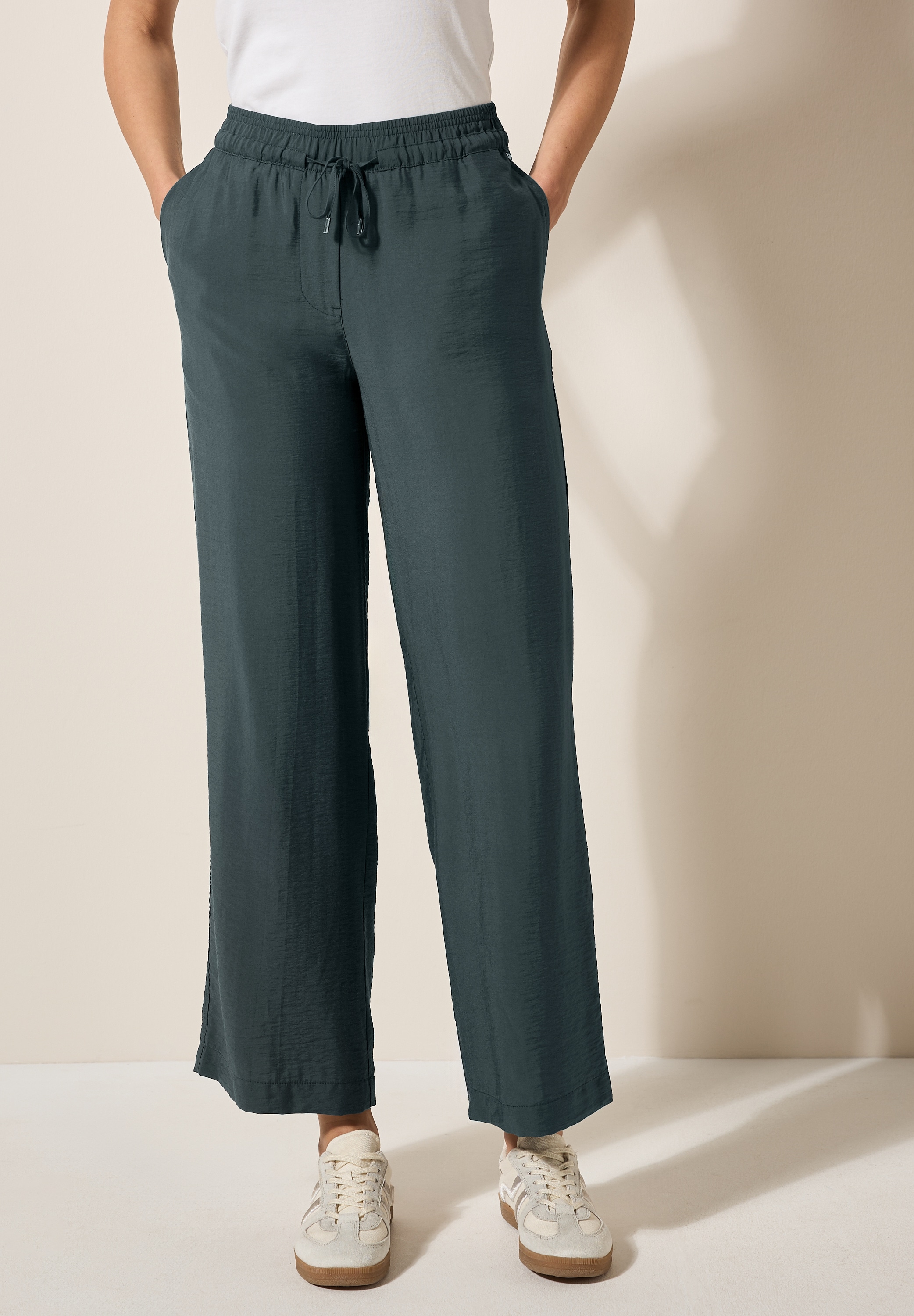 Cecil Stoffhose »Style Neele«  Sommerhose mit elastischem Bund mit Tunnelzug