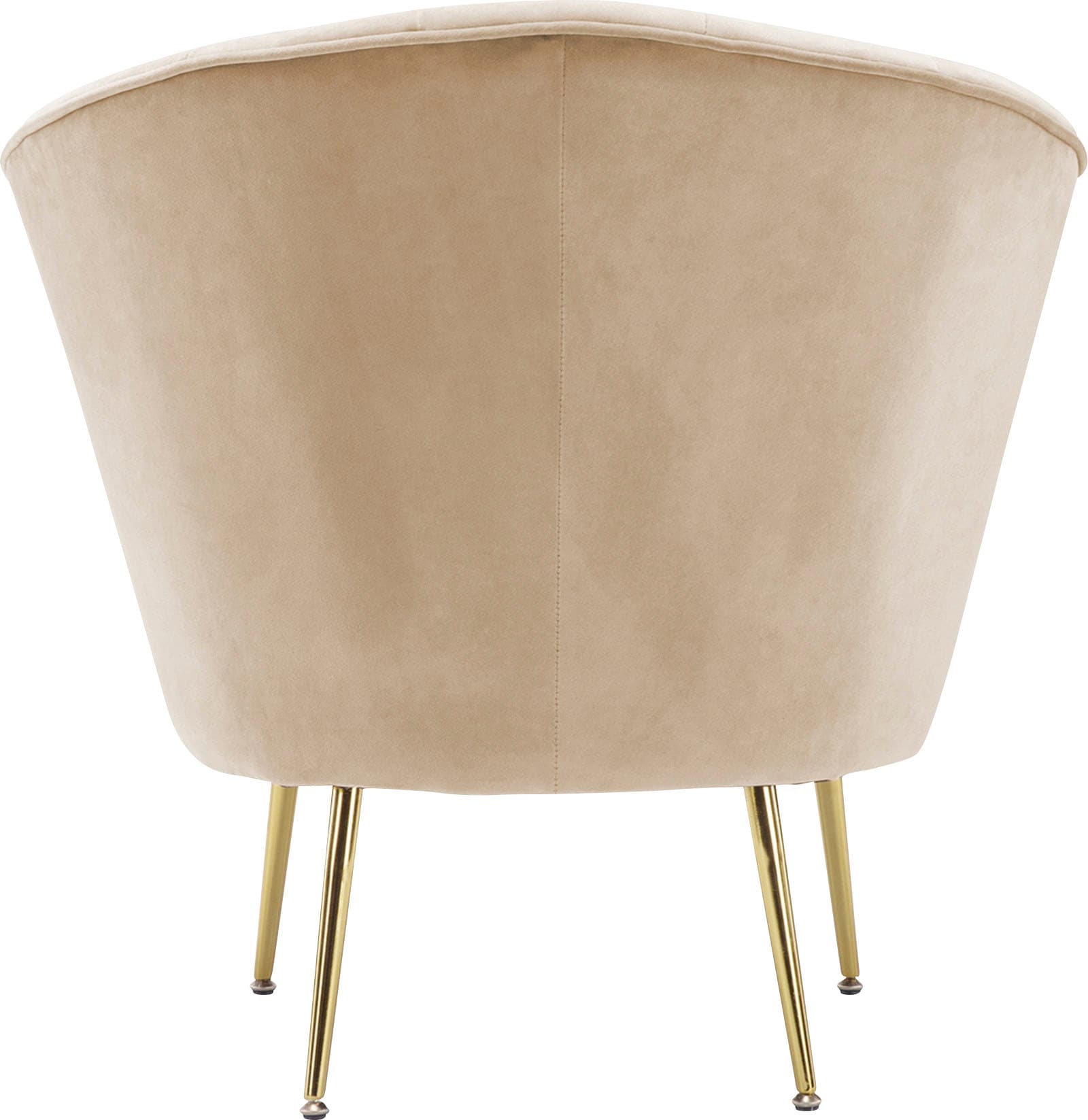 Kayoom Sessel »Poola 100, gemütlicher Cocktail-Sessel, edler Samtbezug«, (1 St.), samtweich, gesteppt, gemütlich, tiefe Sitzhöhe von 79cm