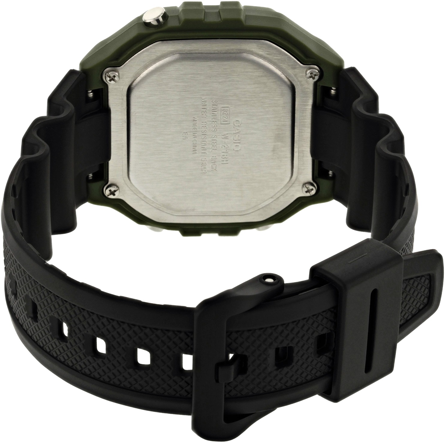 CASIO TIMELESS COLLECTION Chronograph, Quarzuhr, Armbanduhr, Herrenuhr,Digitaluhr, Resinarmband,Stoppfunktion