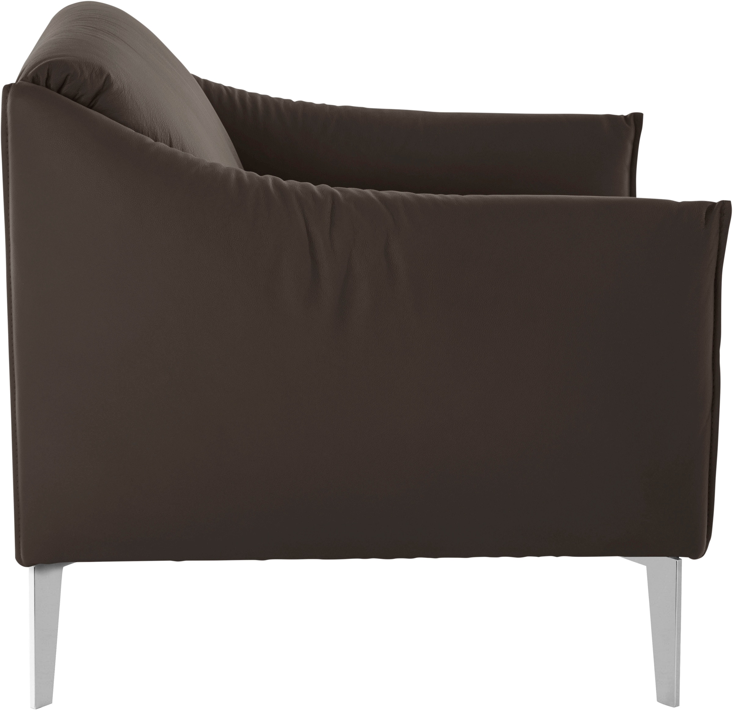 W.SCHILLIG Cocktailsessel »sally Designsessel, Loungesessel,«, mit Metall-Winkelfüßen in Chrom glänzend
