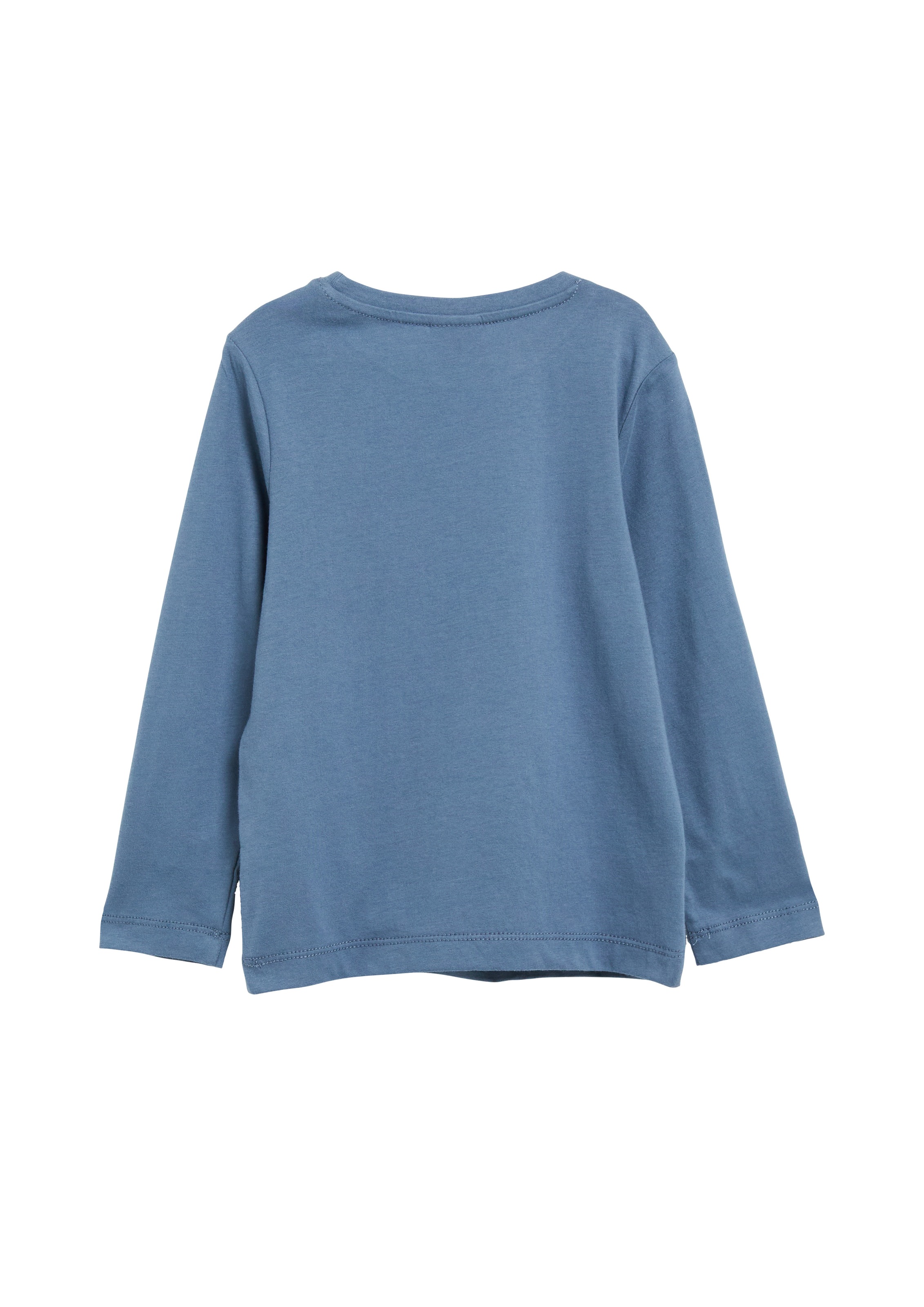 s.Oliver Junior Langarmshirt Baumwolle, mit Print und Applikation