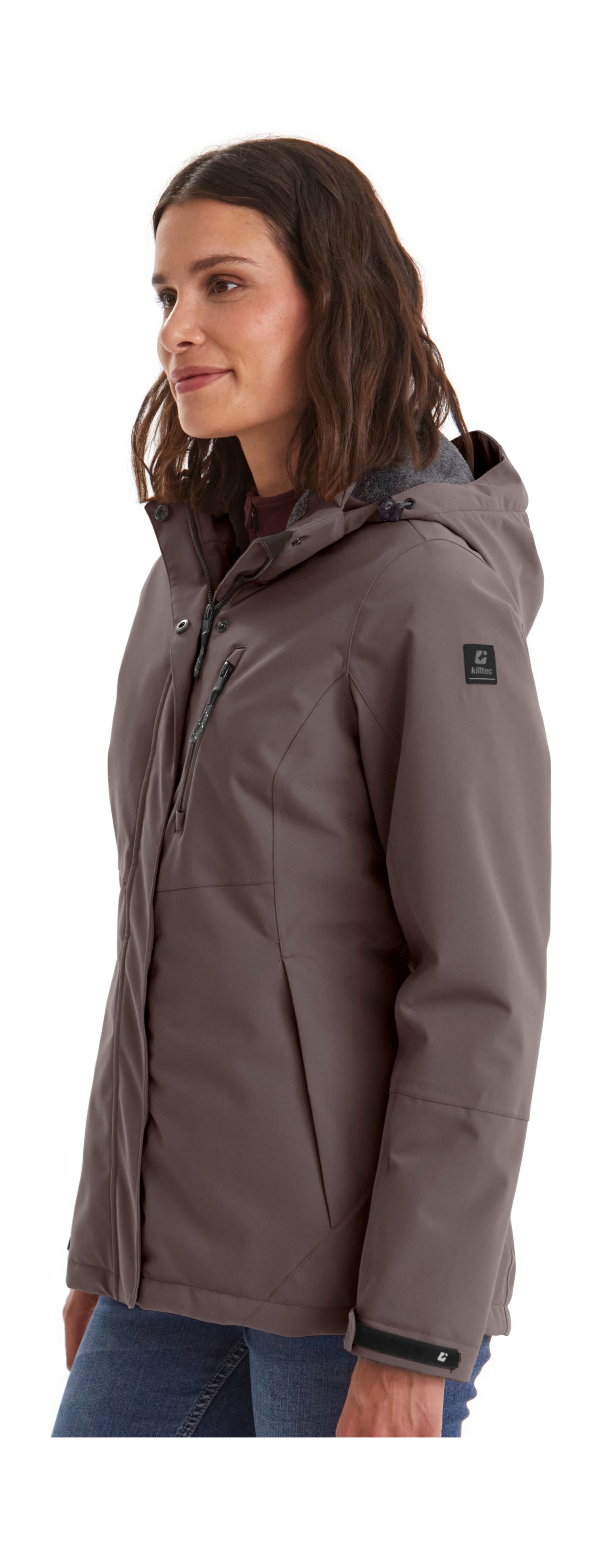 Killtec Outdoorjacke »KOW 140 WMN JCKT«, Wasserdichte Damenjacke, atmungsaktiv, abnehmbare Kapuze