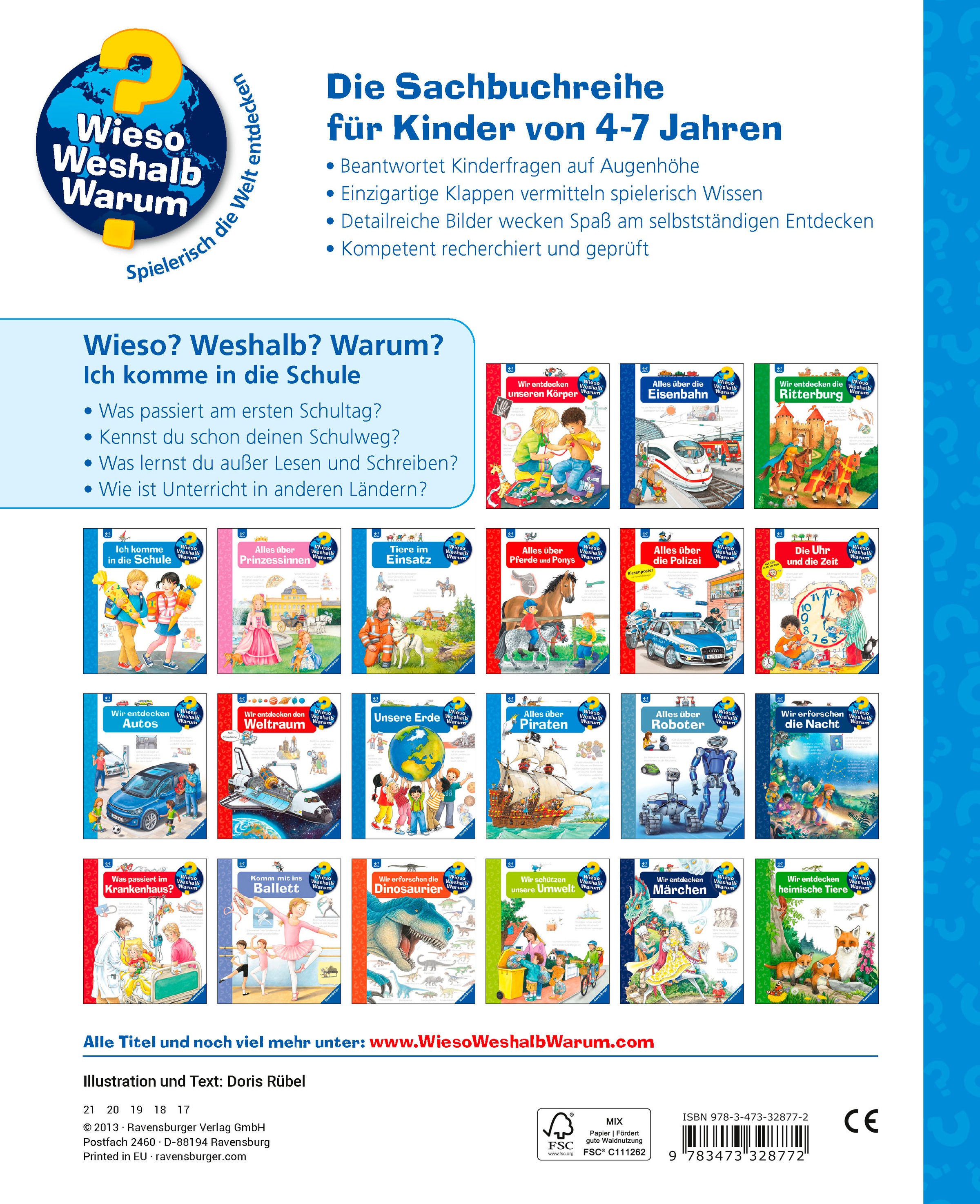 Ravensburger Buch »Wieso? Weshalb? Warum?, Band 14: Ich komme in die Schule«
