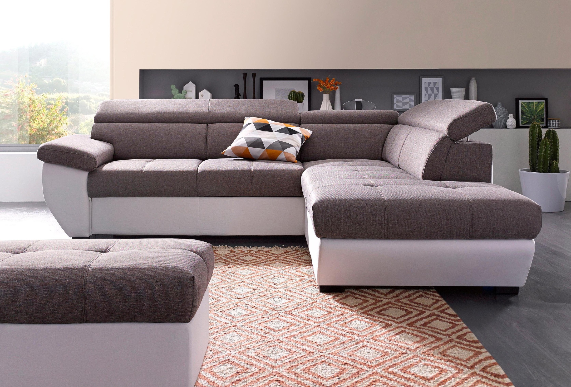 COTTA Polstergarnitur »Speedway L-Form«, (Set), Set bestehend aus: Ecksofa günstig online kaufen