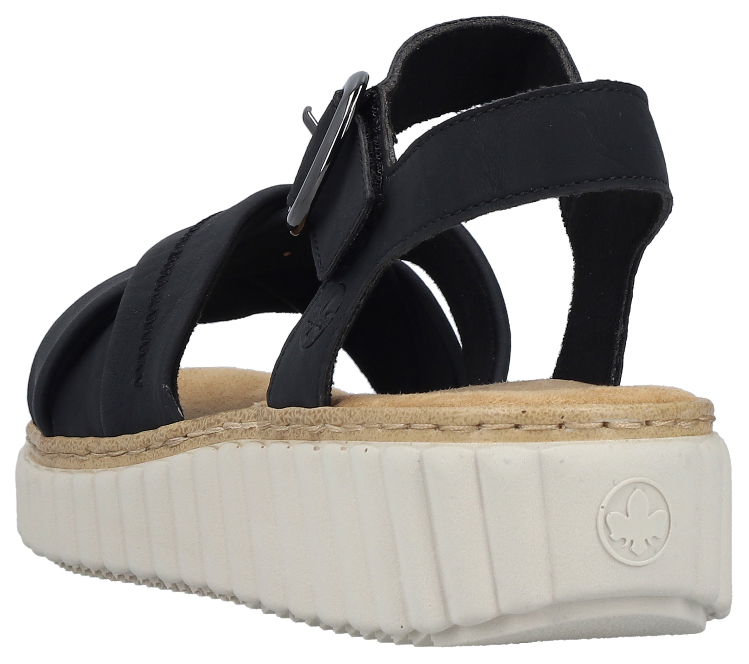 Rieker Sandale  Sommerschuh, Urlaubsschuh mit Überkreuzbangen