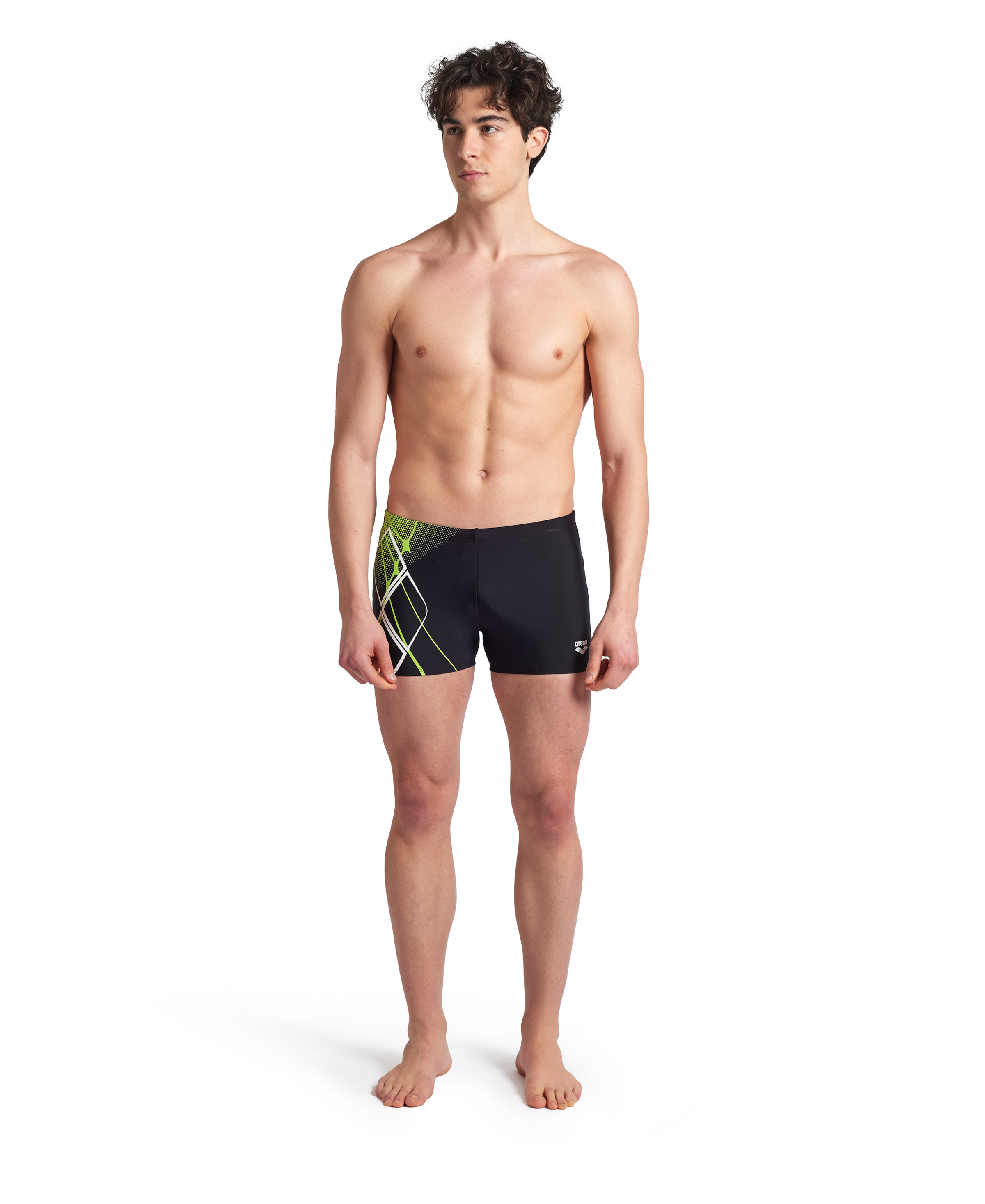 Arena Badehose »ARENA GRAPHIC SWIM SHORT« mit UV-Schutz UPF50+, innenliegender Kordelzug, elastisches Material