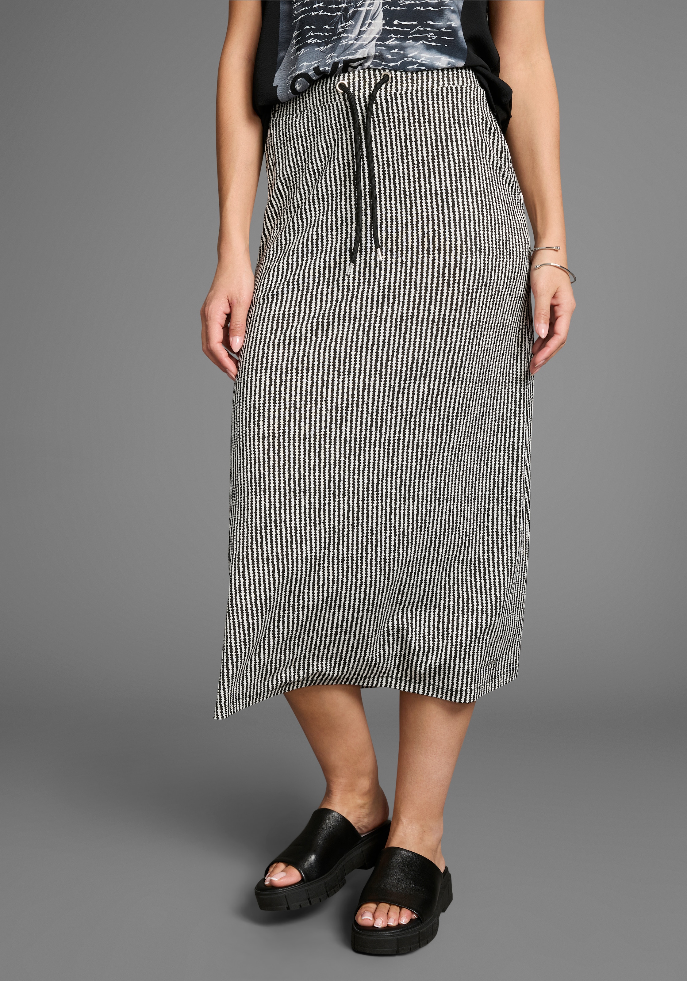 Laura Scott Jerseyrock mit Grafik-Print - NEUE KOLLEKTION