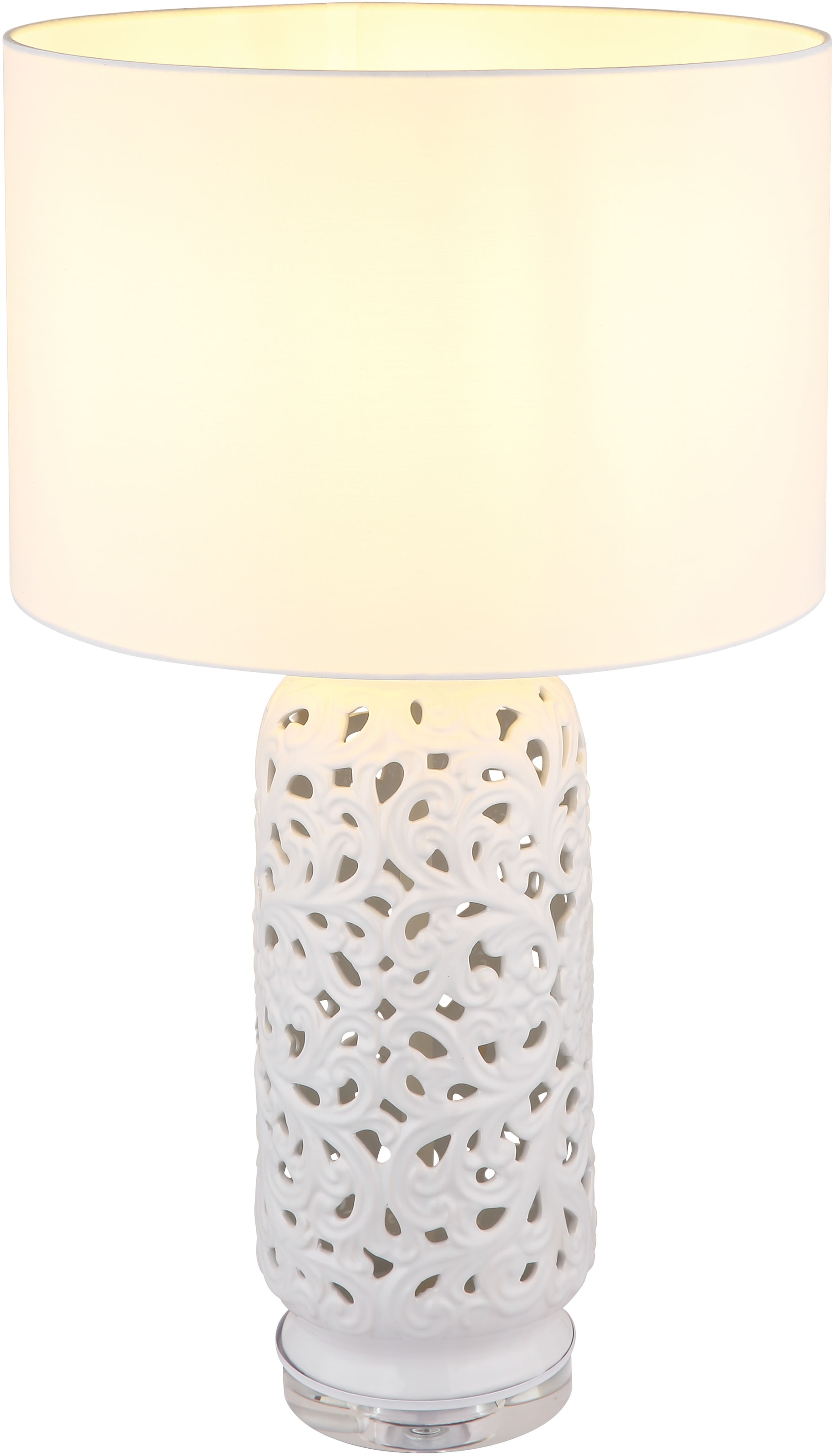 GLOBO LIGHTING Tischleuchte »SEBASTIAN« E27 1 Stk. Tischlampe/Schlafzimmer/ günstig online kaufen