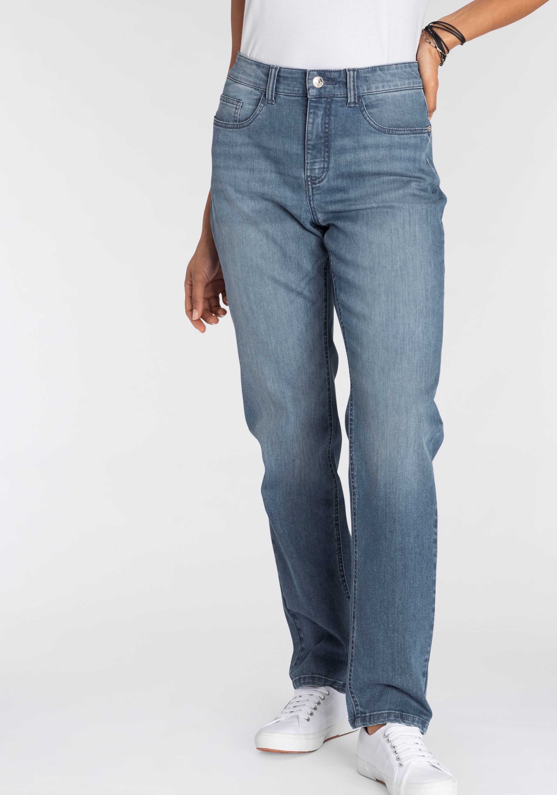 MAC Bequeme Jeans »Stella«, Gerader Beinverlauf