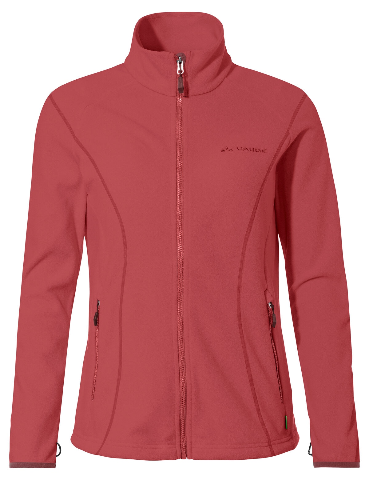 VAUDE Fleecepullover »WOMEN'S ROSEMOOR FLEECE JACKET II«, mit Logoprägung, mit Polartec® Technologie, hochschließender Kragen
