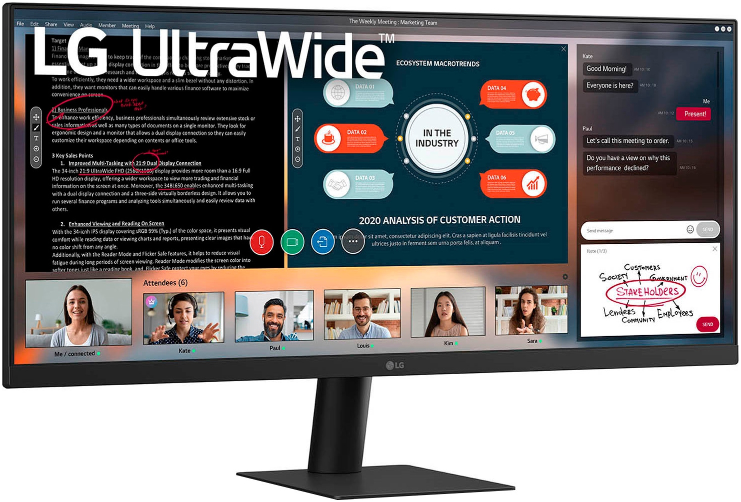 LG LCD-Monitor »29U511A«, 73 cm/29 Zoll, 2560 x 1080 px, UWFHD, 5 ms Reaktionszeit, 100 Hz