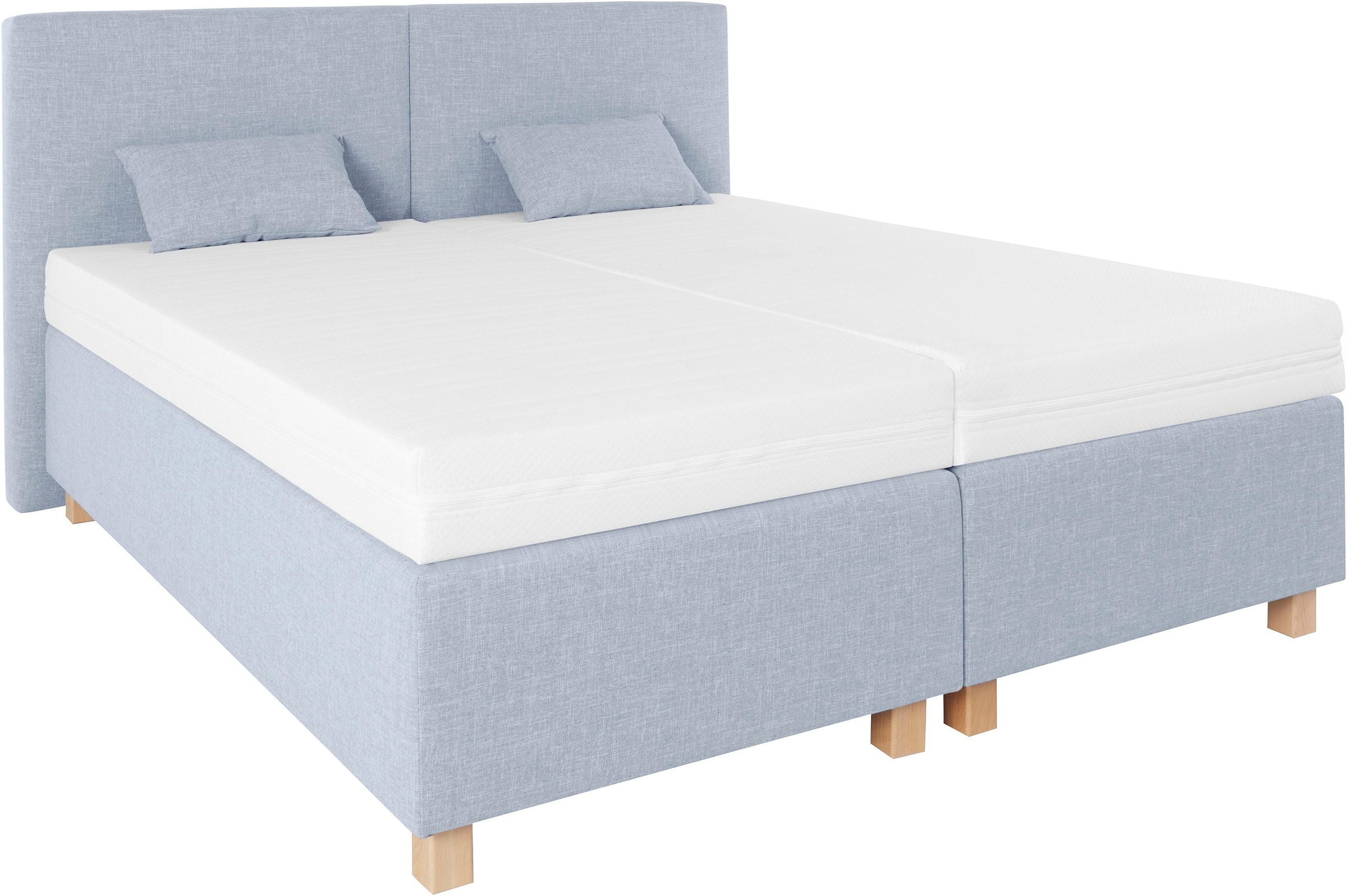 Westfalia Schlafkomfort Boxspringbett, mit Zierkissen