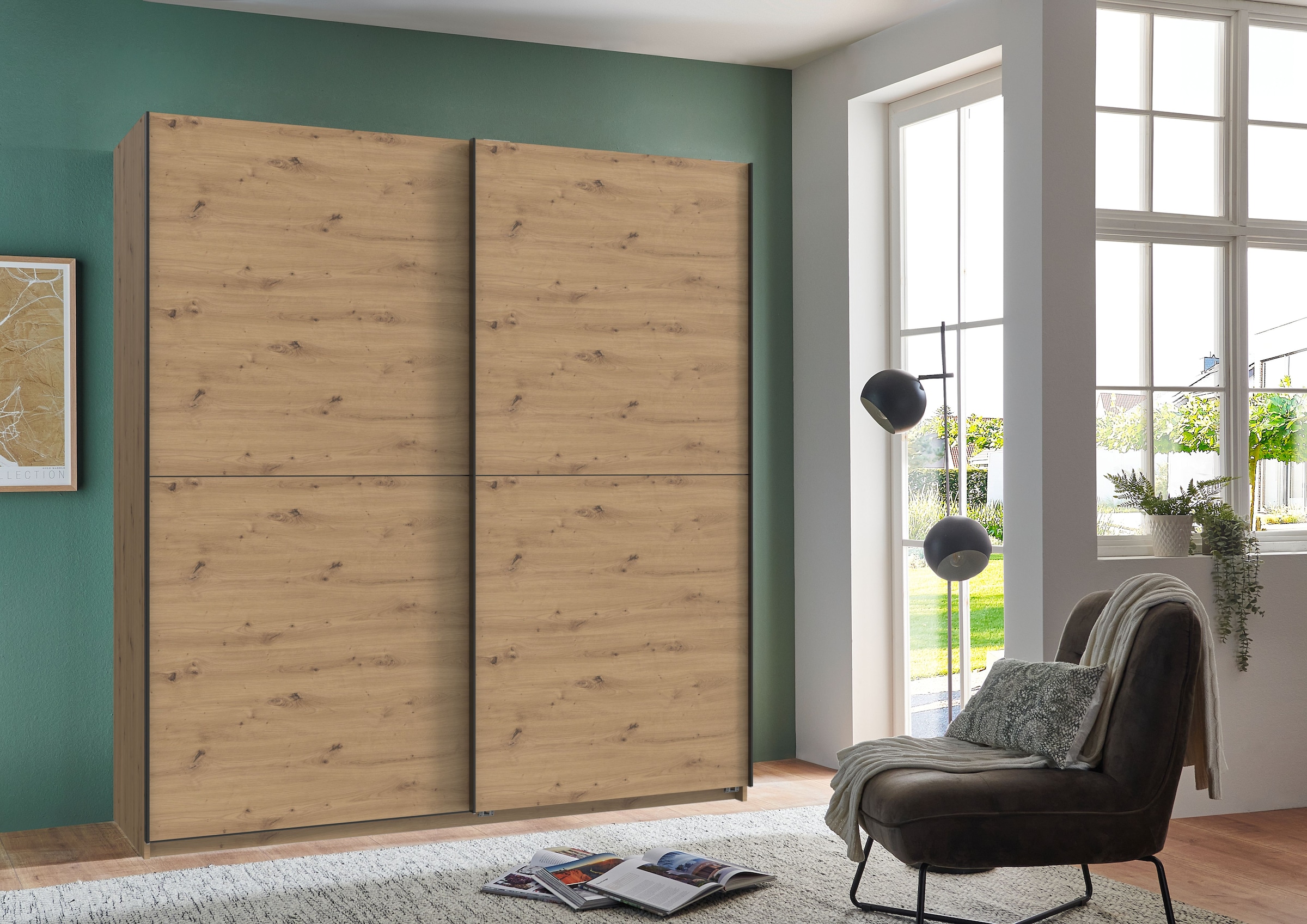 Wimex Kleiderschrank »Mugano, B/T/H 135 oder 180/65/198cm, Made in Germany« günstig online kaufen