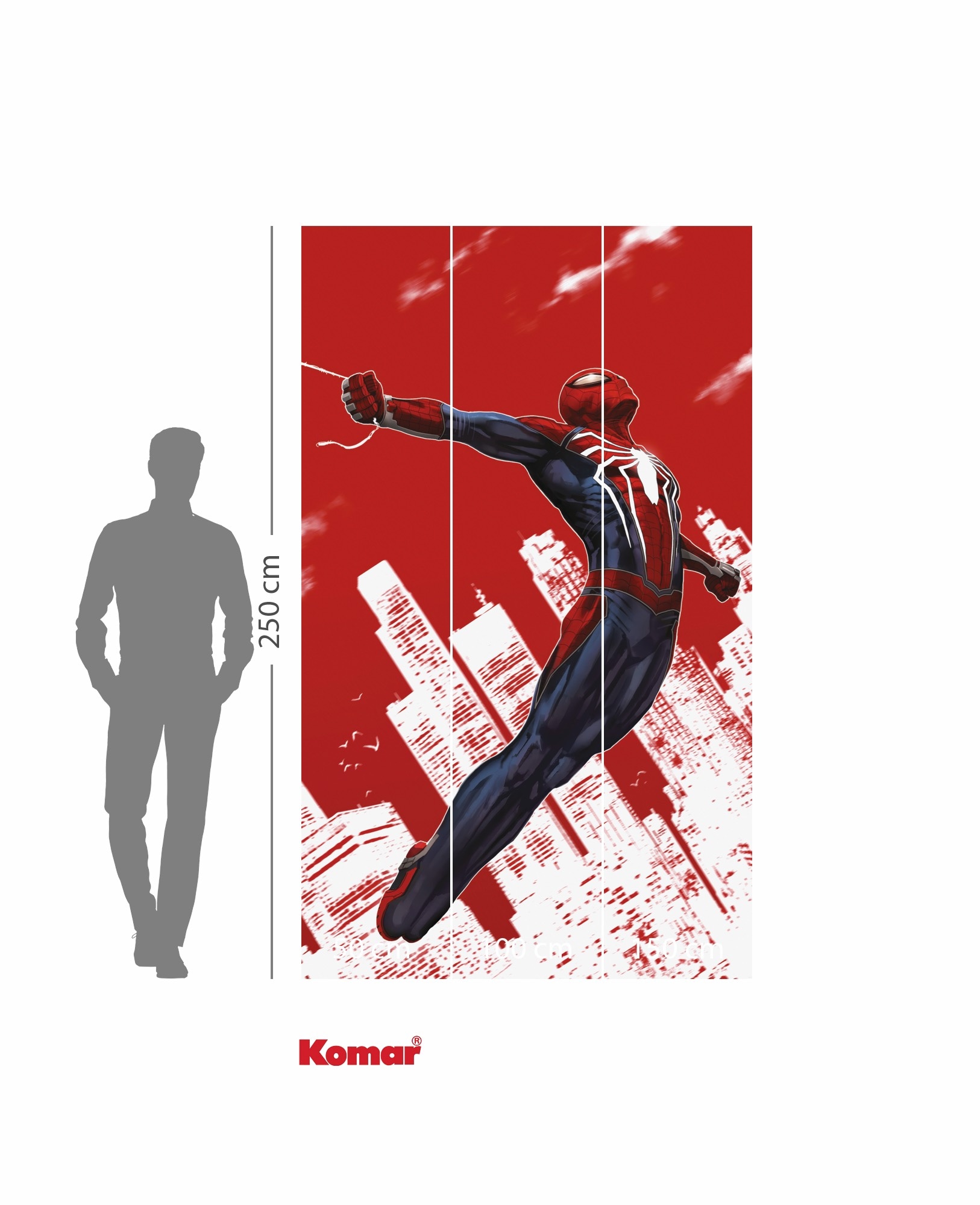 Komar Kindertapete »Marvel Spider-Man Red Swing«, bedruckt