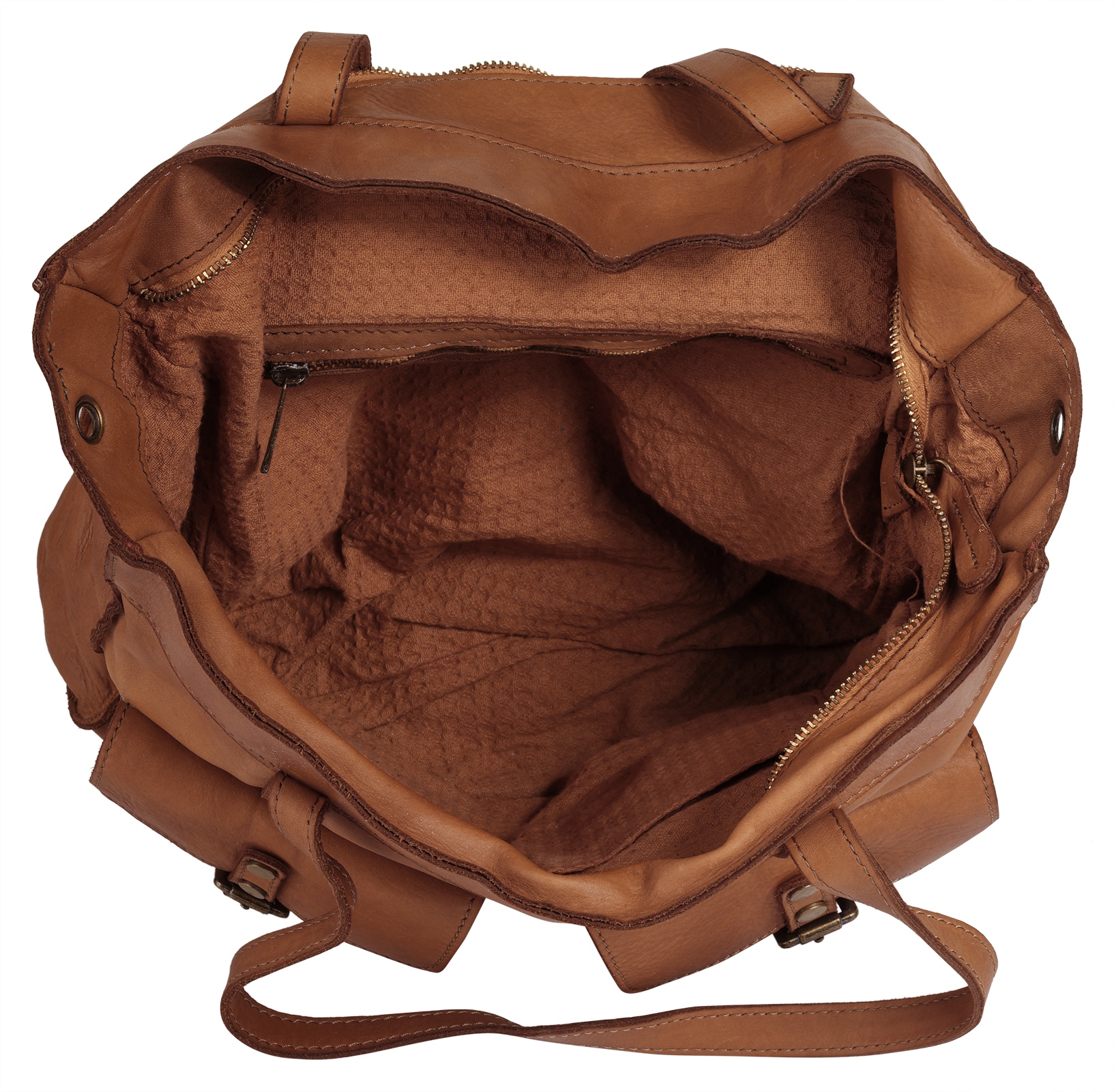 Samantha Look Shopper echt Leder, Made in Italy