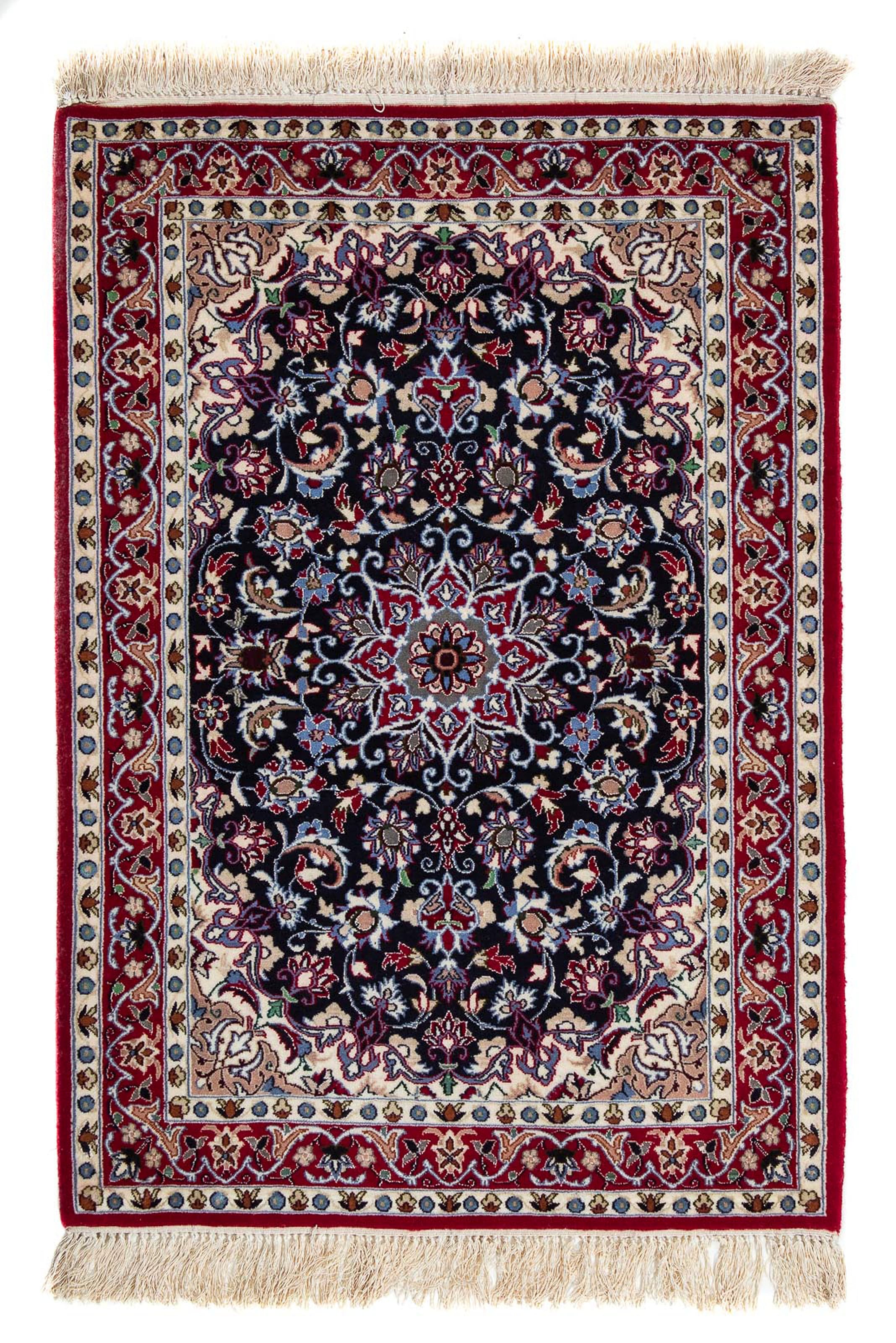 morgenland Orientteppich »Perser - Isfahan - Premium - 104 x 73 cm - dunkel günstig online kaufen