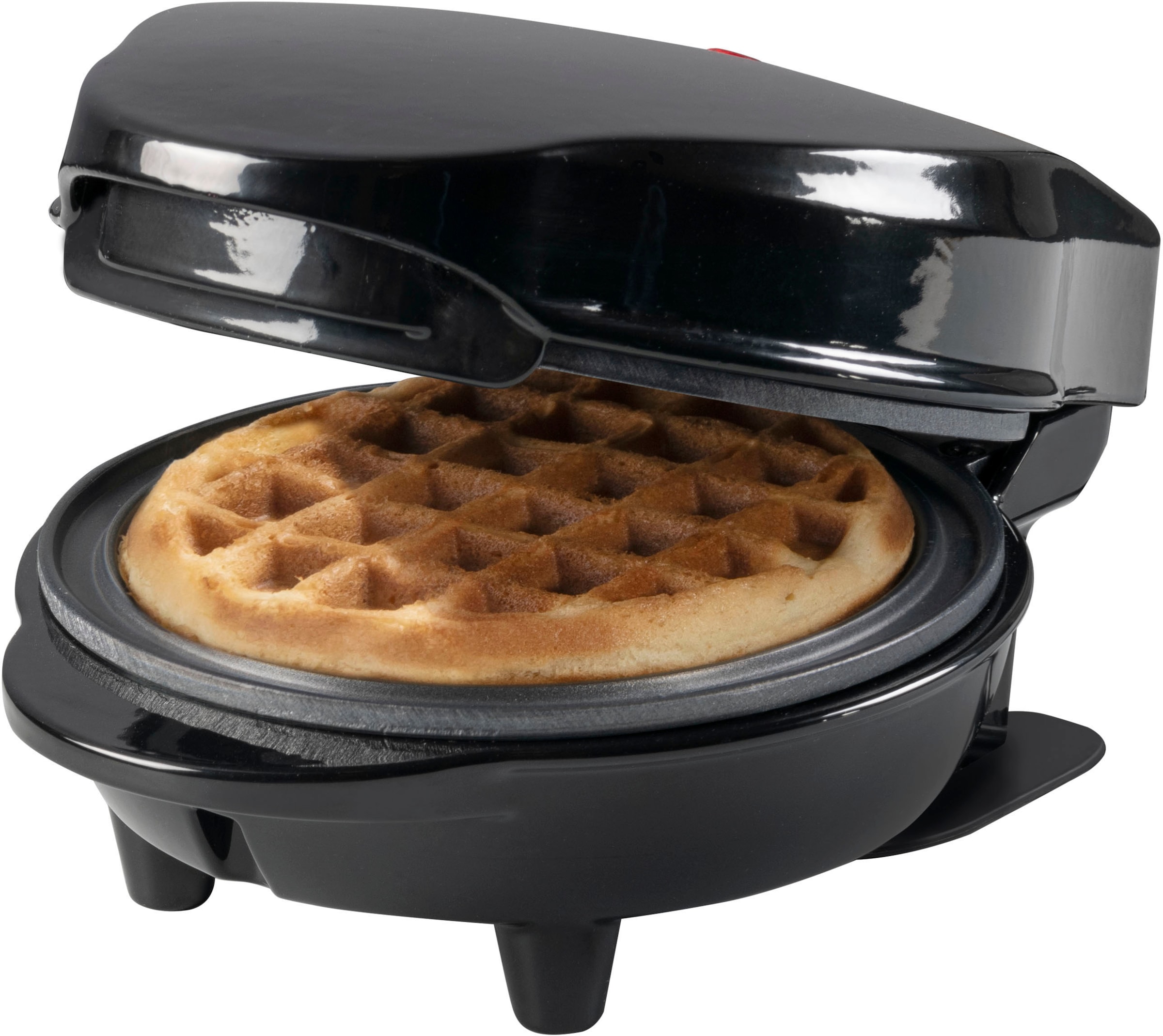 bestron Waffeleisen »AMW500 Mini«, 550 W, für klassische Waffeln, kleiner Waffelmaker mit Antihaftbeschichtung