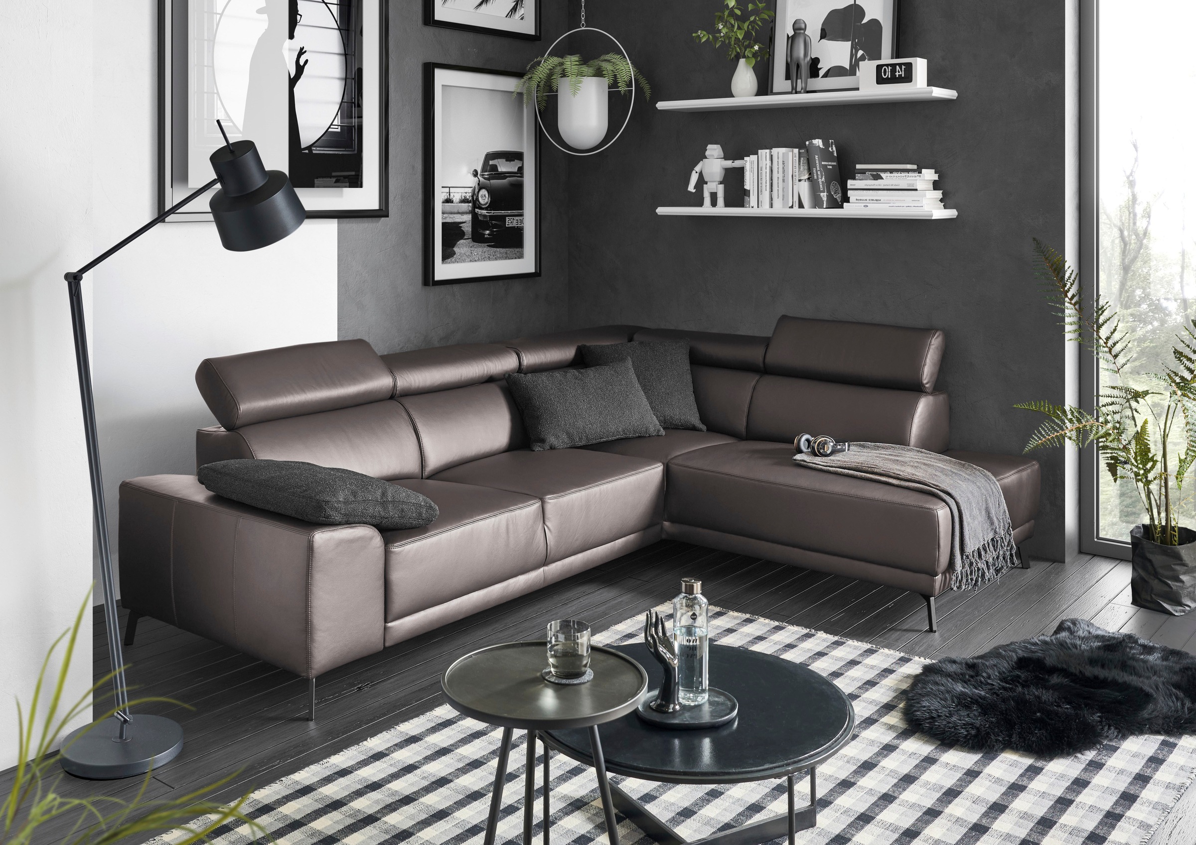 3C Candy Ecksofa »Greve modern und bequem, inkl. manueller Kopfteilverstell günstig online kaufen
