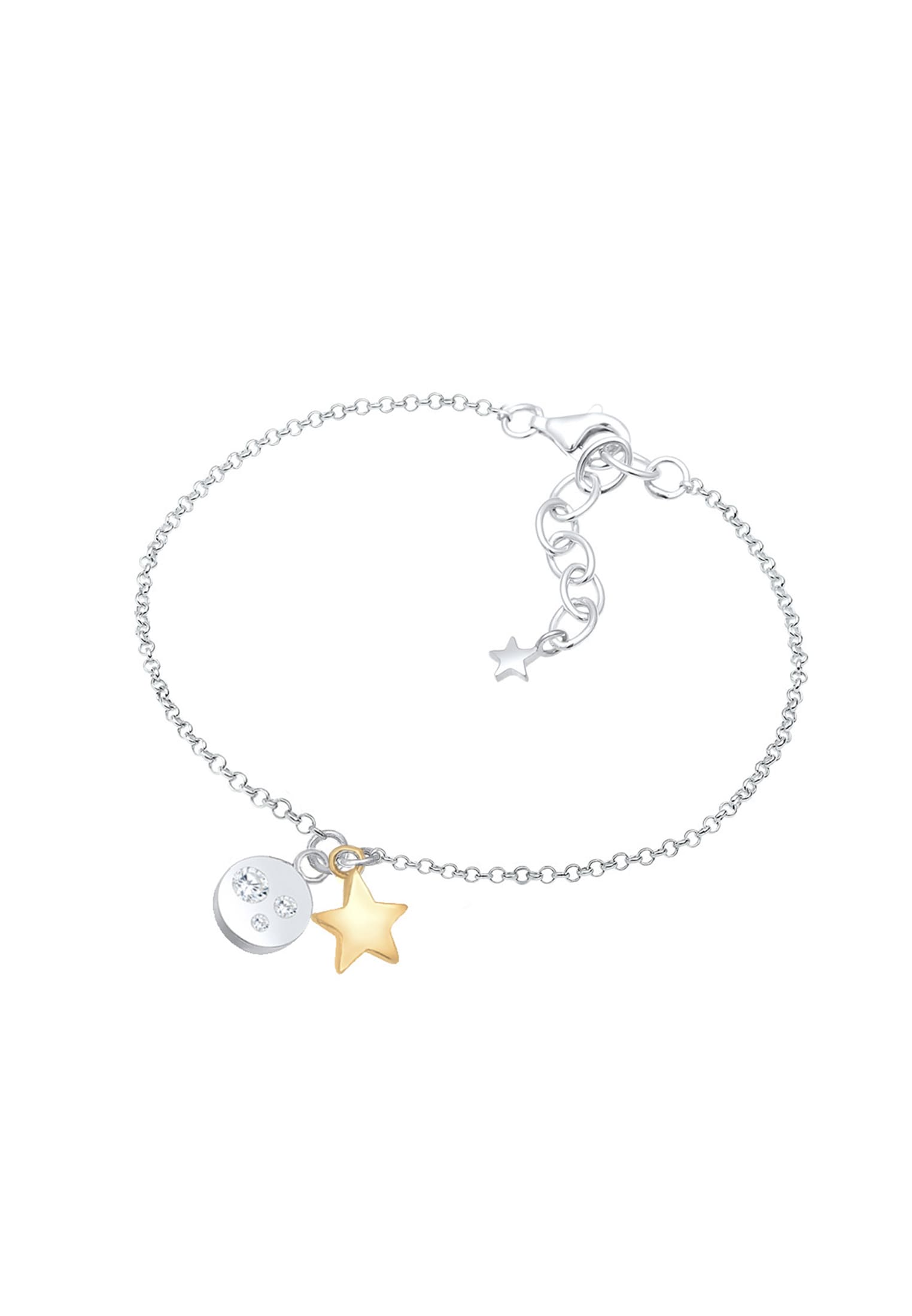 2. Bild von Elli Armband »Sterne Astro Bi Color Zirkonia 925 Sterling Silber«