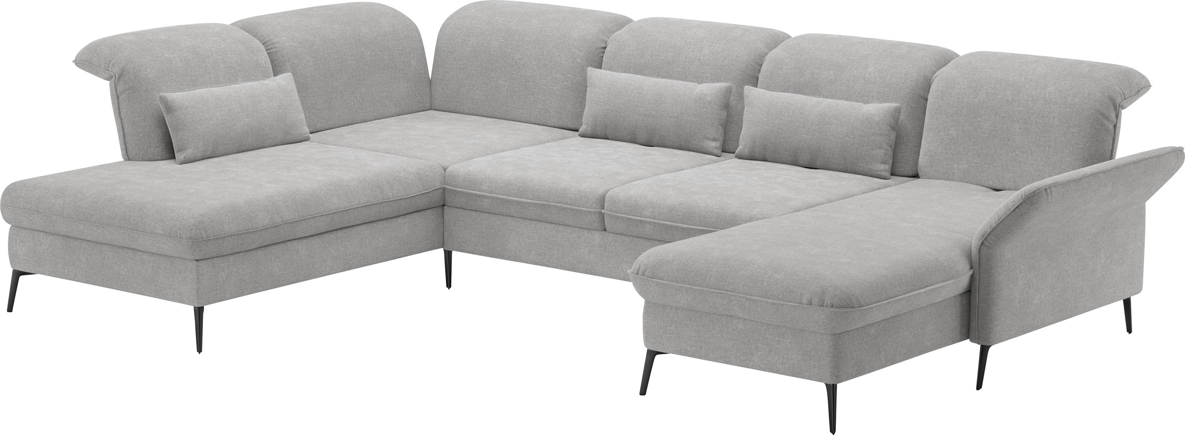 sit&more Wohnlandschaft »Emely«, mit Sitztiefenverstellung optional mit Bettfunktion und Bettkasten